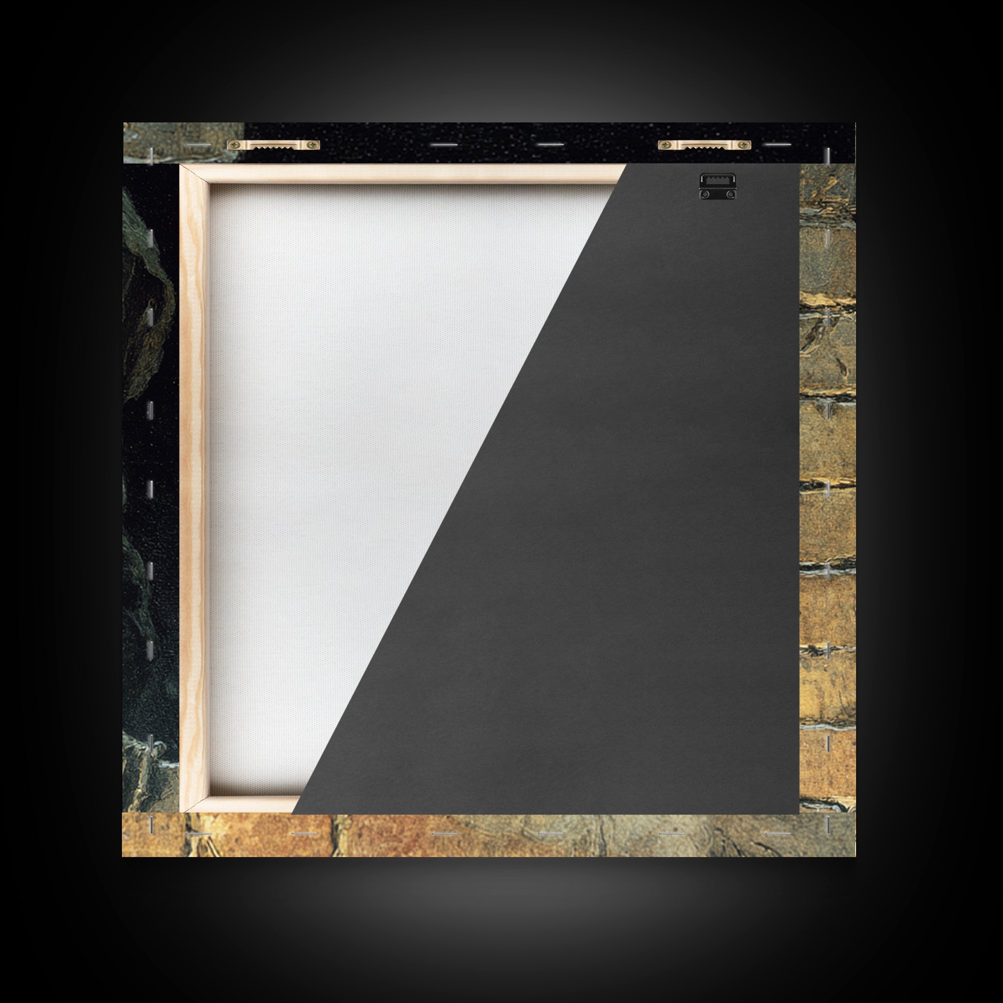 The Chimney Phantom, Danse Macabre Art, Square Wall Art, Gothic Horror Wall Art, Framed Canvas Print, Halloween Wall Art