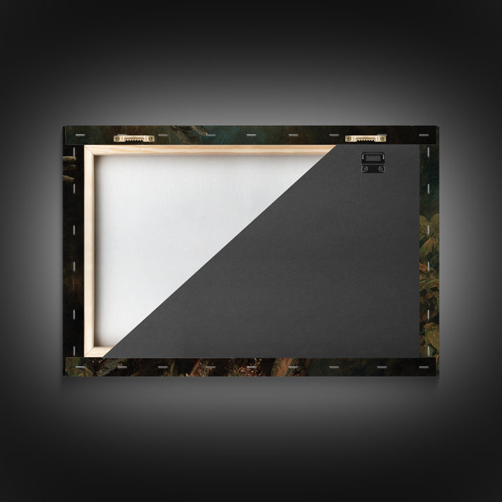 The Phantom Jester, Symbolist Gothic Landscape, Landscape Wall Art, Gothic Horror Wall Art, Canvas Print, Halloween Wall Art