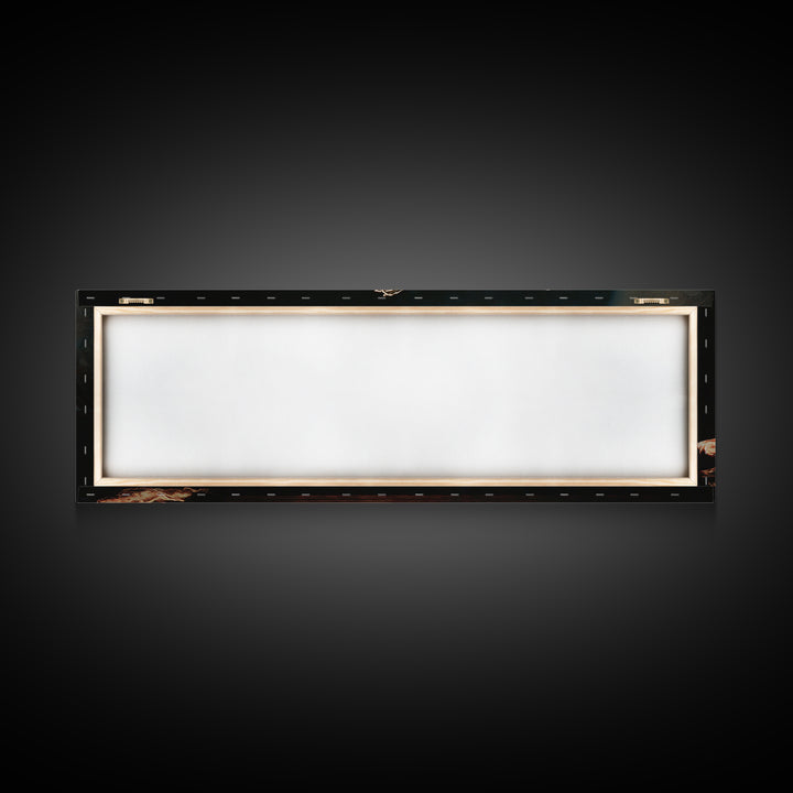 The Coffin Sleeper, Danse Macabre Art, Extra Wide Wall Art, Dark Fantasy Wall Art, Framed Canvas Print, Dark Fantasy Art