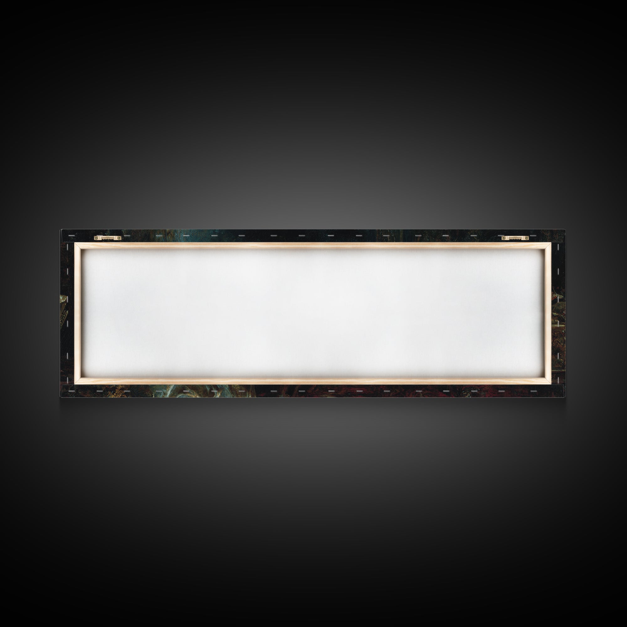 The Coffin Sleeper, Ornate Symbolist Art, Extra Wide Wall Art, Gothic Horror Wall Art, Canvas Print, Halloween Wall Art