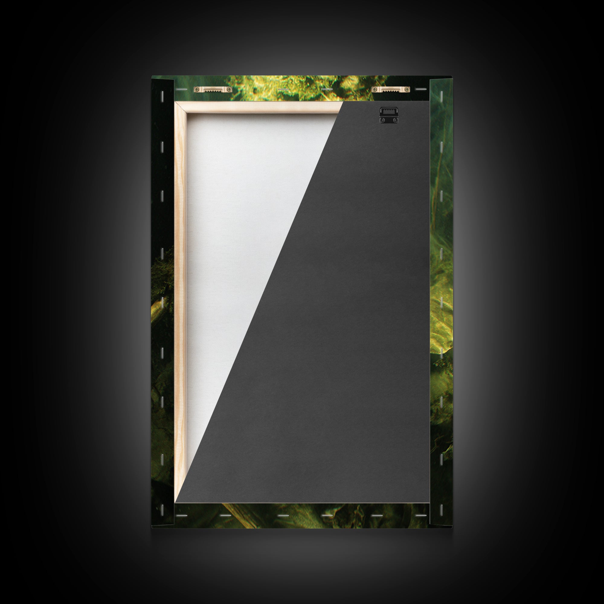 The Swamp Witch, Gothic Nightmare Art, Vertical Wall Art, Dark Halloween Decor, Framed Canvas Print, Halloween Wall Art