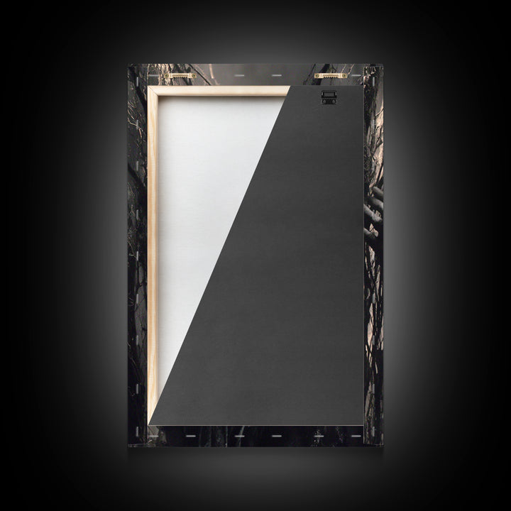 The Salt-Marsh Witch, Gothic Nightmare Art, Vertical Wall Art, Gothic Horror Wall Art, Canvas Print, Halloween Wall Art