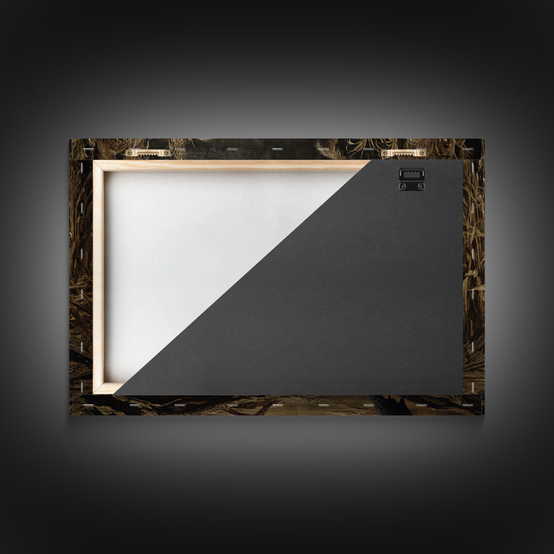 The Salt-Marsh Witch, Symbolist Gothic Landscape, Landscape Wall Art, Gothic Horror Wall Art, Framed Canvas Print, Halloween Wall Art