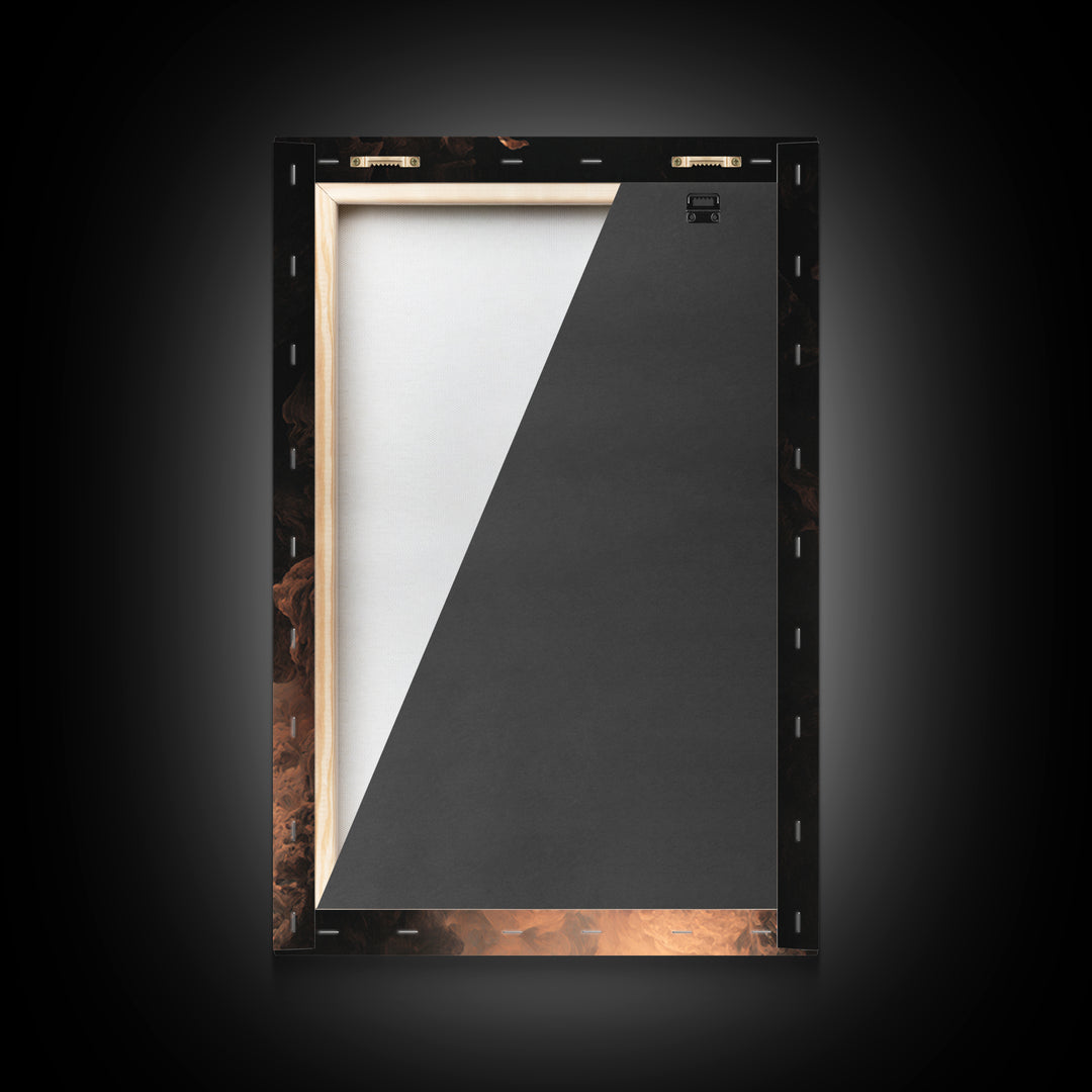 The Cave Oracle, Gothic Nightmare Art, Vertical Wall Art, Dark Halloween Decor, Canvas Print, Halloween Wall Art, Macabre Wall Art