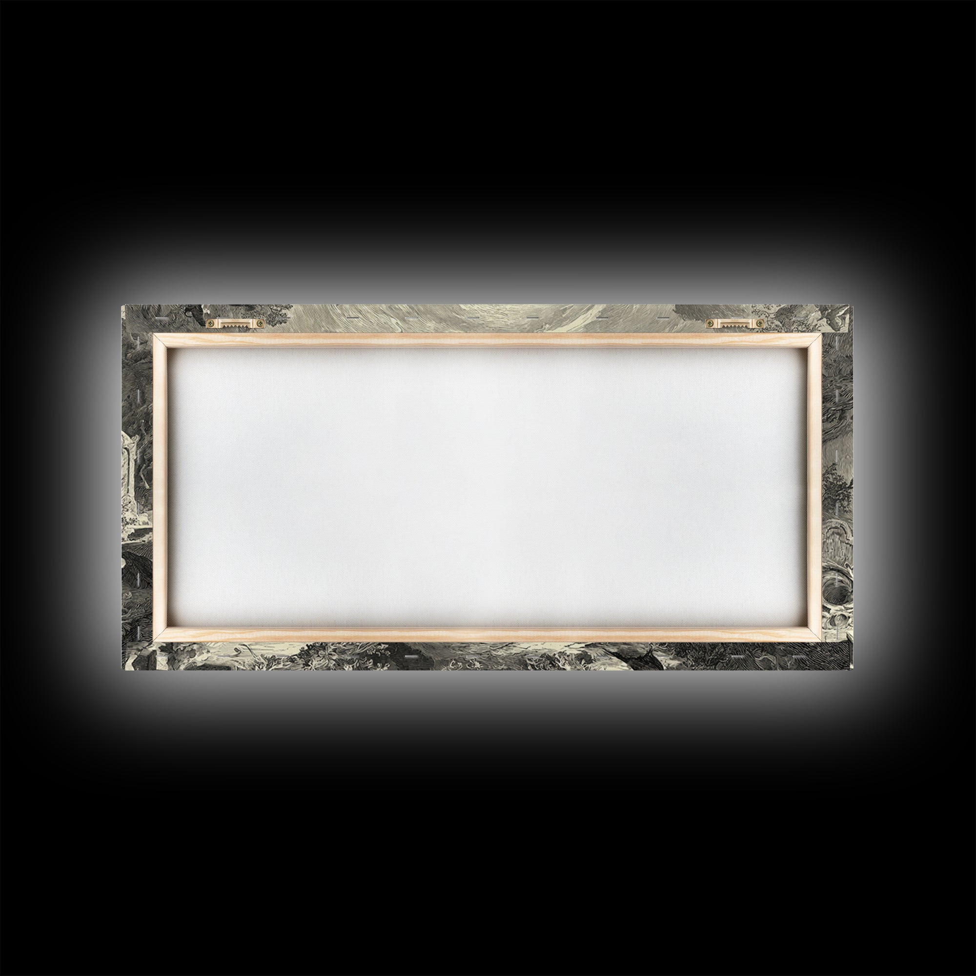The Graveyard Dance, Baroque Witchcraft Art, Wide Panoramic Art, Gothic Horror Wall Art, Framed Canvas Print, Halloween Wall Art