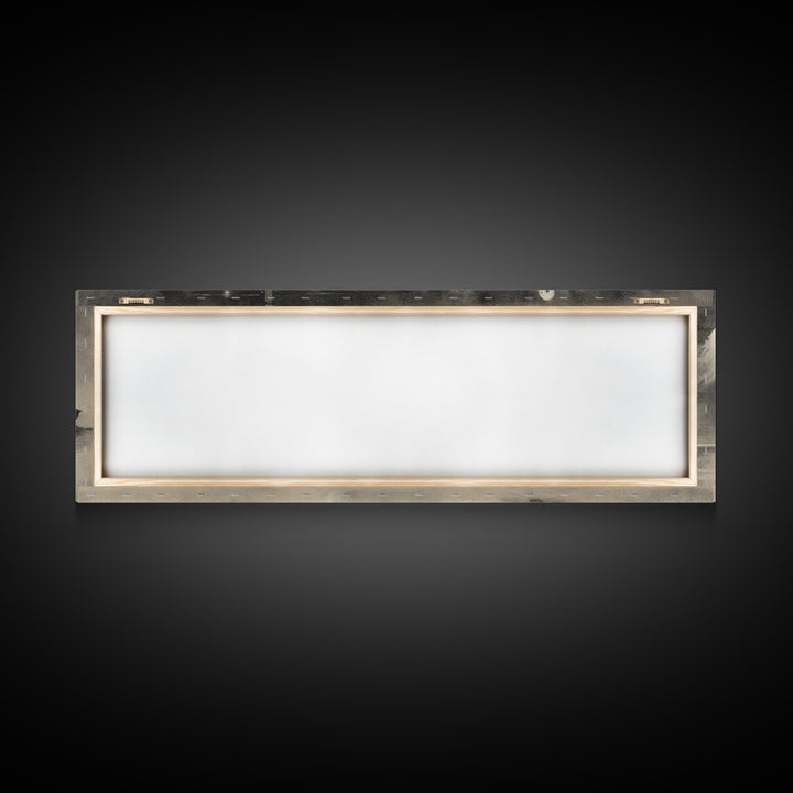 The Ghost Train Arrival, Symbolist Dream Art, Extra Wide Wall Art, Dark Halloween Decor, Canvas Print, Halloween Wall Art