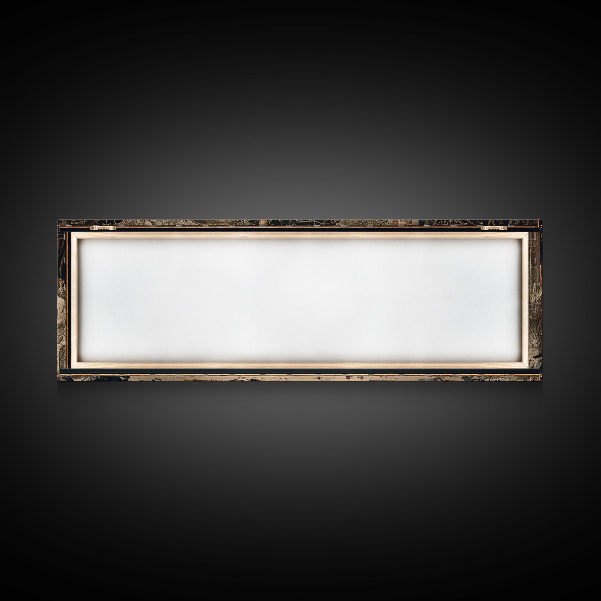 The Cursed Mirror, Dark Renaissance Art, Extra Wide Wall Art, Macabre Wall Art, Canvas Print, Halloween Wall Art, Horror Wall Art