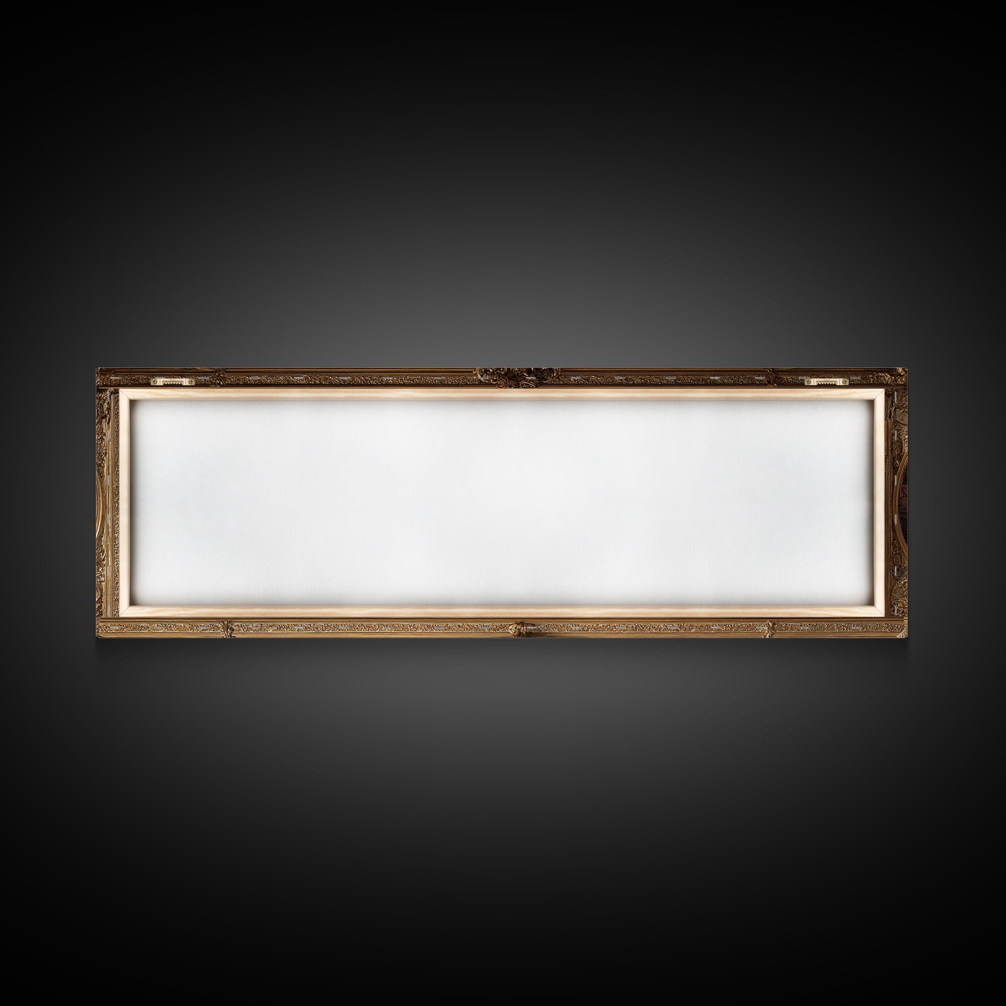 The Cursed Mirror, Apocalyptic Romantic Art, Extra Wide Wall Art, Gothic Horror Wall Art, Canvas Print, Halloween Wall Art