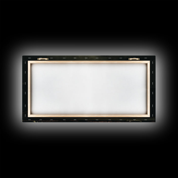Vampire Inspired Portrait with Pale Dramatic Light Framed Canvas Print, Dark Art, Goth Decor, Living Room Decor, Nocturne, DAR-2x1-81