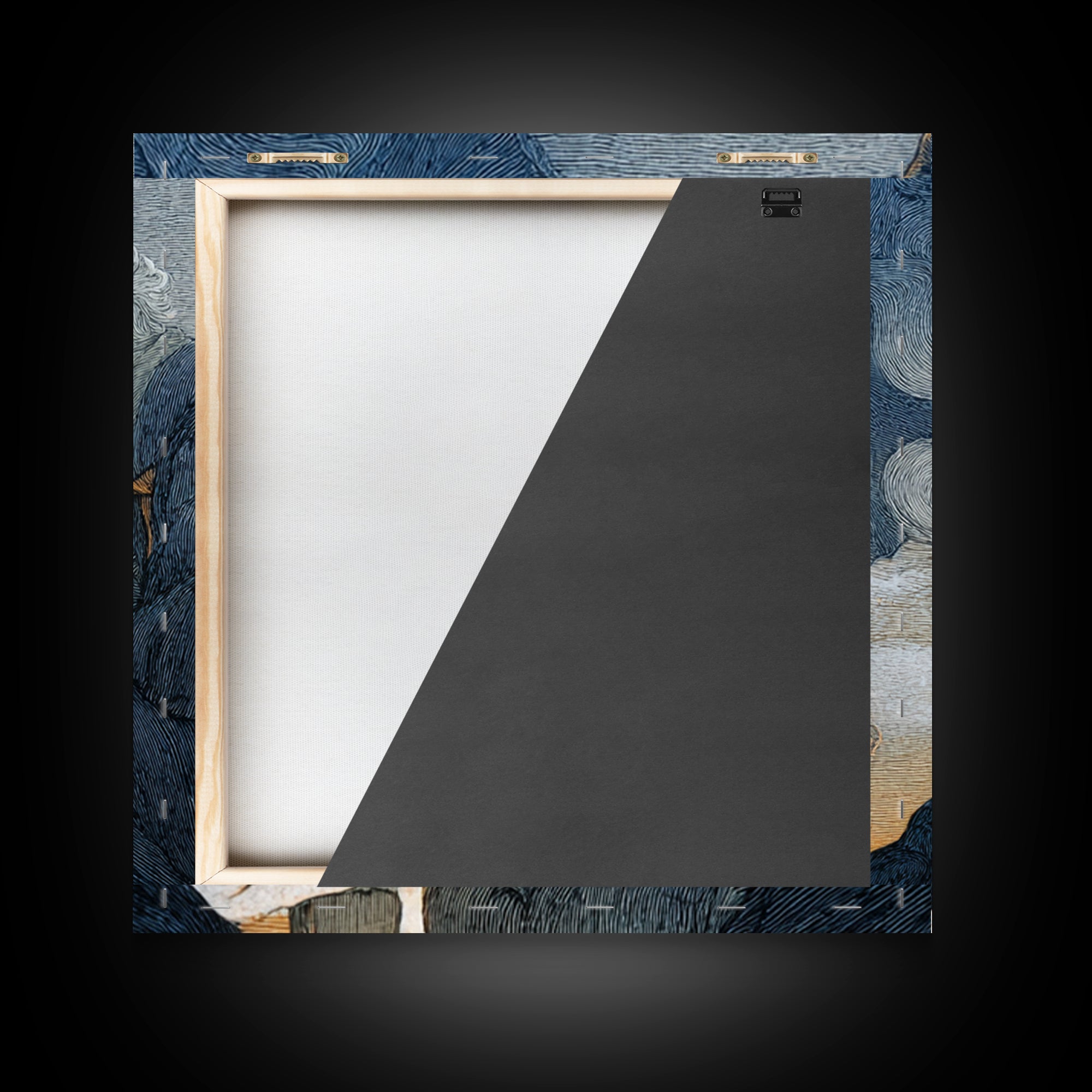 The Black Wax Candle, Symbolist Death Art, Square Wall Art, Dark Halloween Decor, Canvas Print, Halloween Wall Art