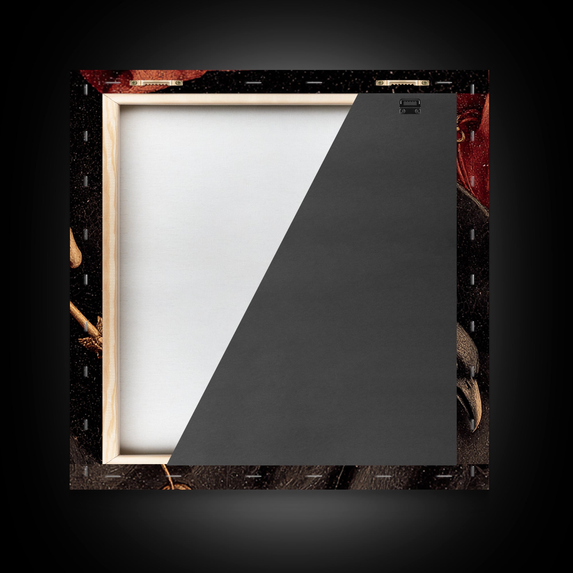 The Coffin Key, Danse Macabre Art, Square Wall Art, Dark Fantasy Wall Art, Canvas Print, Halloween Wall Art