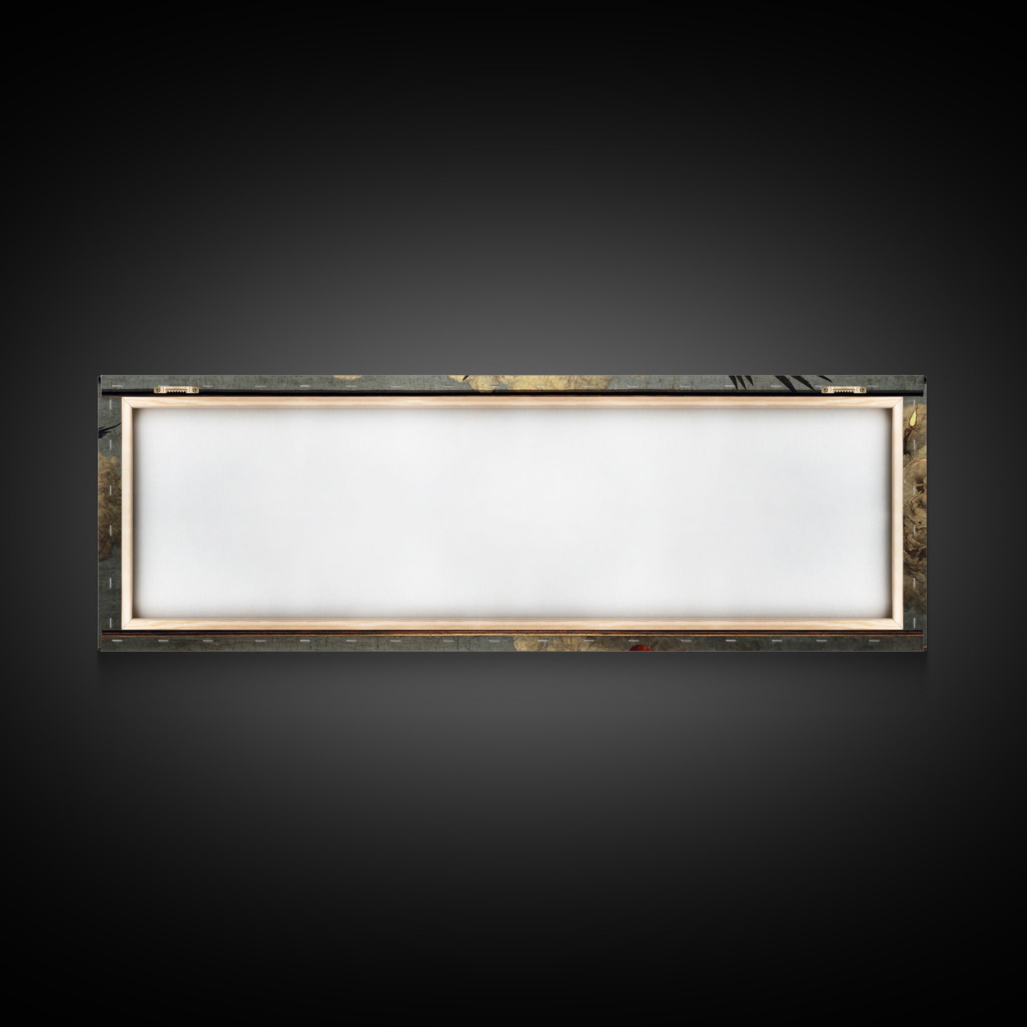 The Coffin Key, Visionary Gothic Art, Extra Wide Wall Art, Macabre Wall Art, Framed Canvas Print, Halloween Wall Art