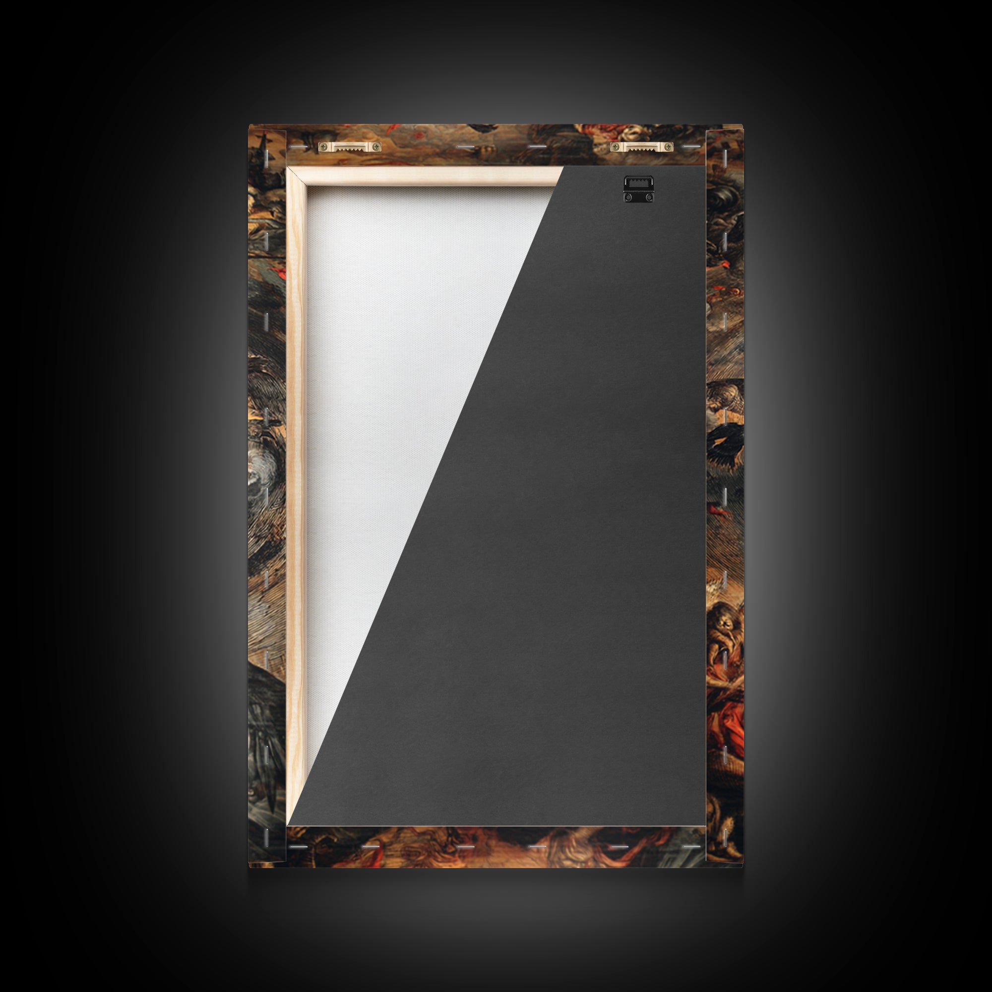 The Antique Spirit Board, Dark Renaissance Art, Vertical Wall Art, Dark Halloween Decor, Canvas Print, Halloween Wall Art