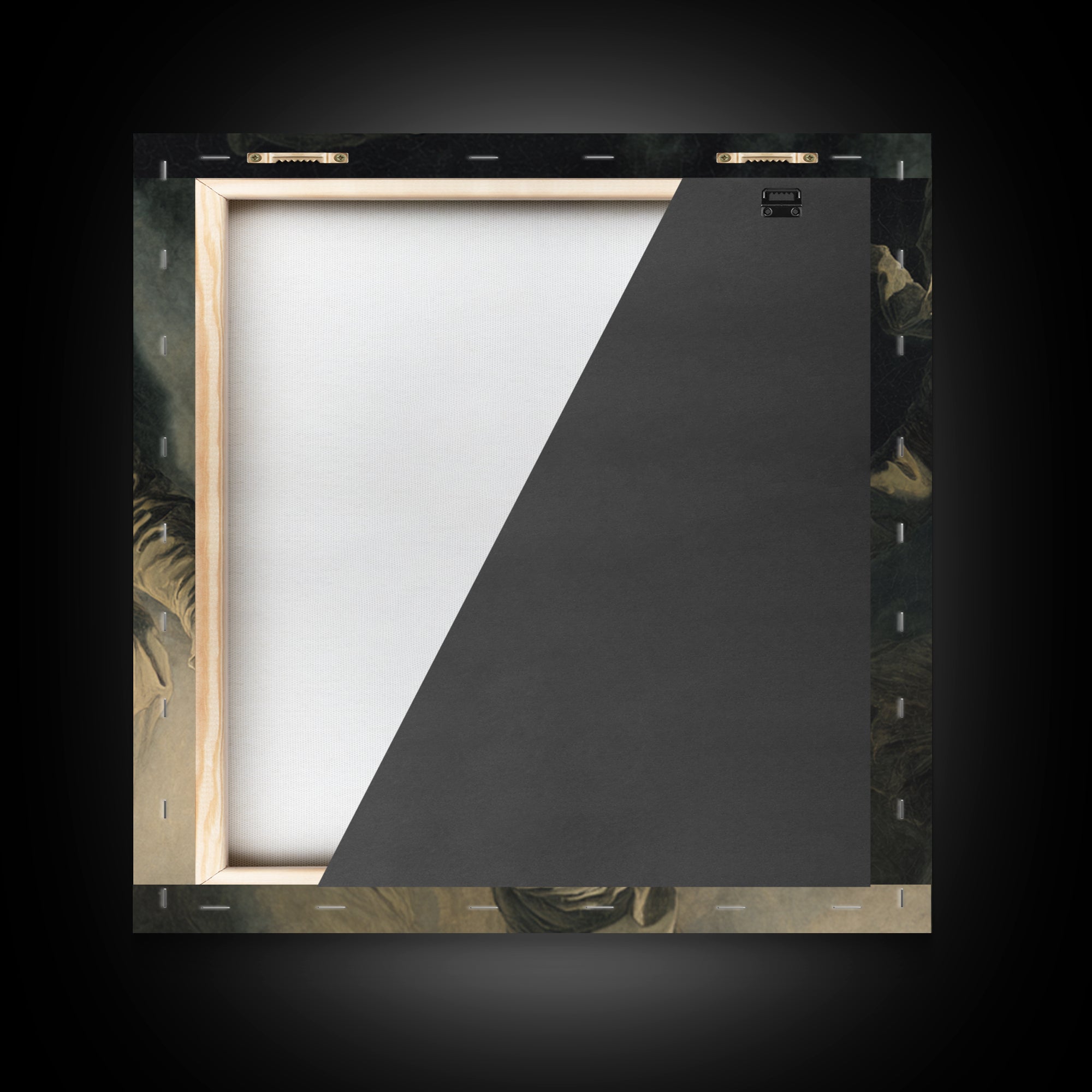 The Bone-Handled Lantern, Gothic Nightmare Art, Square Wall Art, Gothic Horror Wall Art, Canvas Print, Halloween Wall Art
