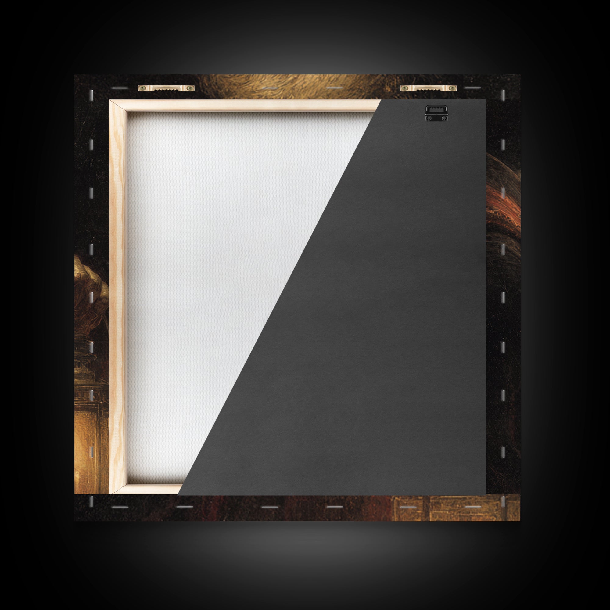 The Bone-Handled Lantern, Dark Symbolist Art, Square Wall Art, Dark Fantasy Wall Art, Canvas Print, Halloween Wall Art
