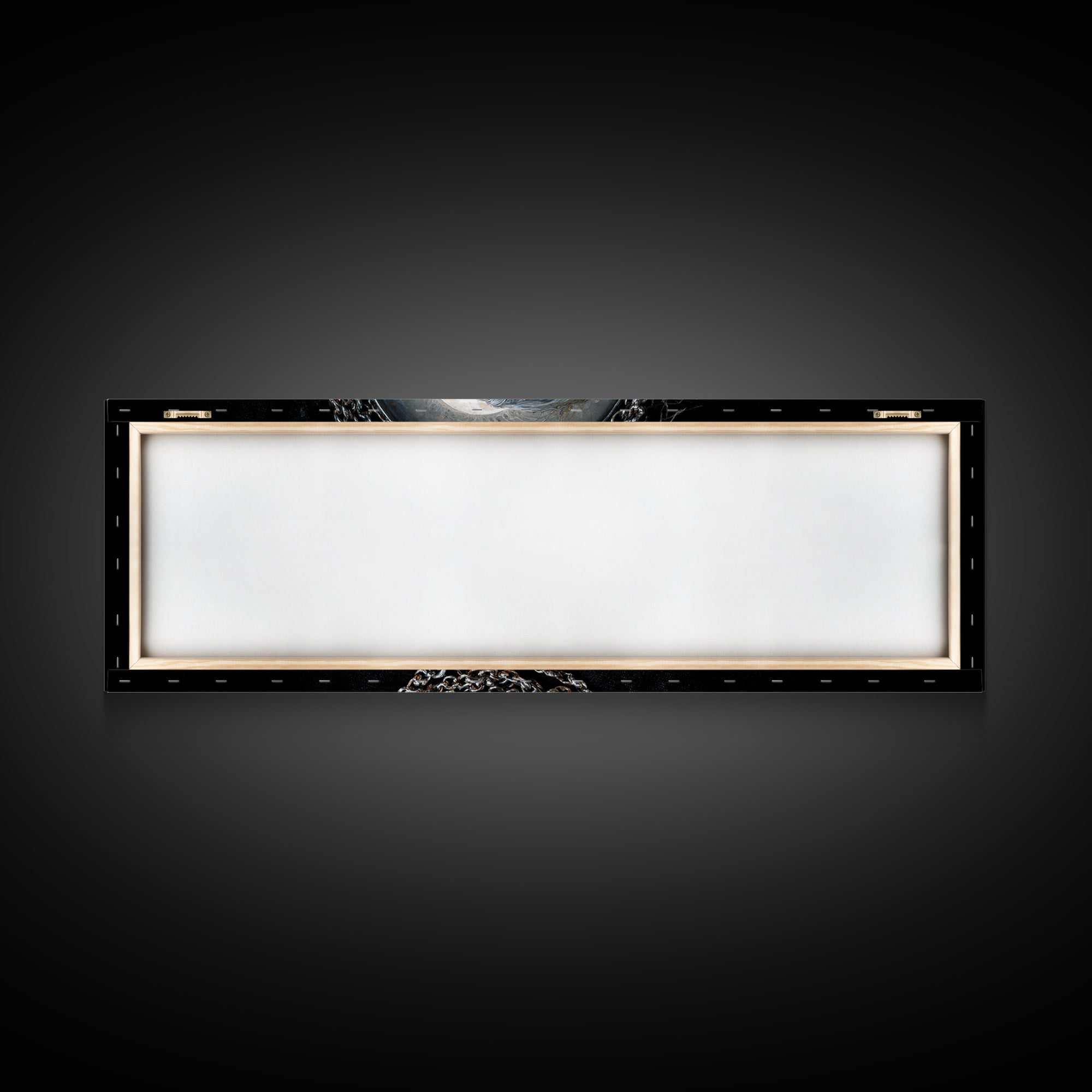 The Moonstone Amulet, Dark Romantic Horror Art, Extra Wide Wall Art, Macabre Wall Art, Canvas Print, Halloween Wall Art, Horror Wall Art