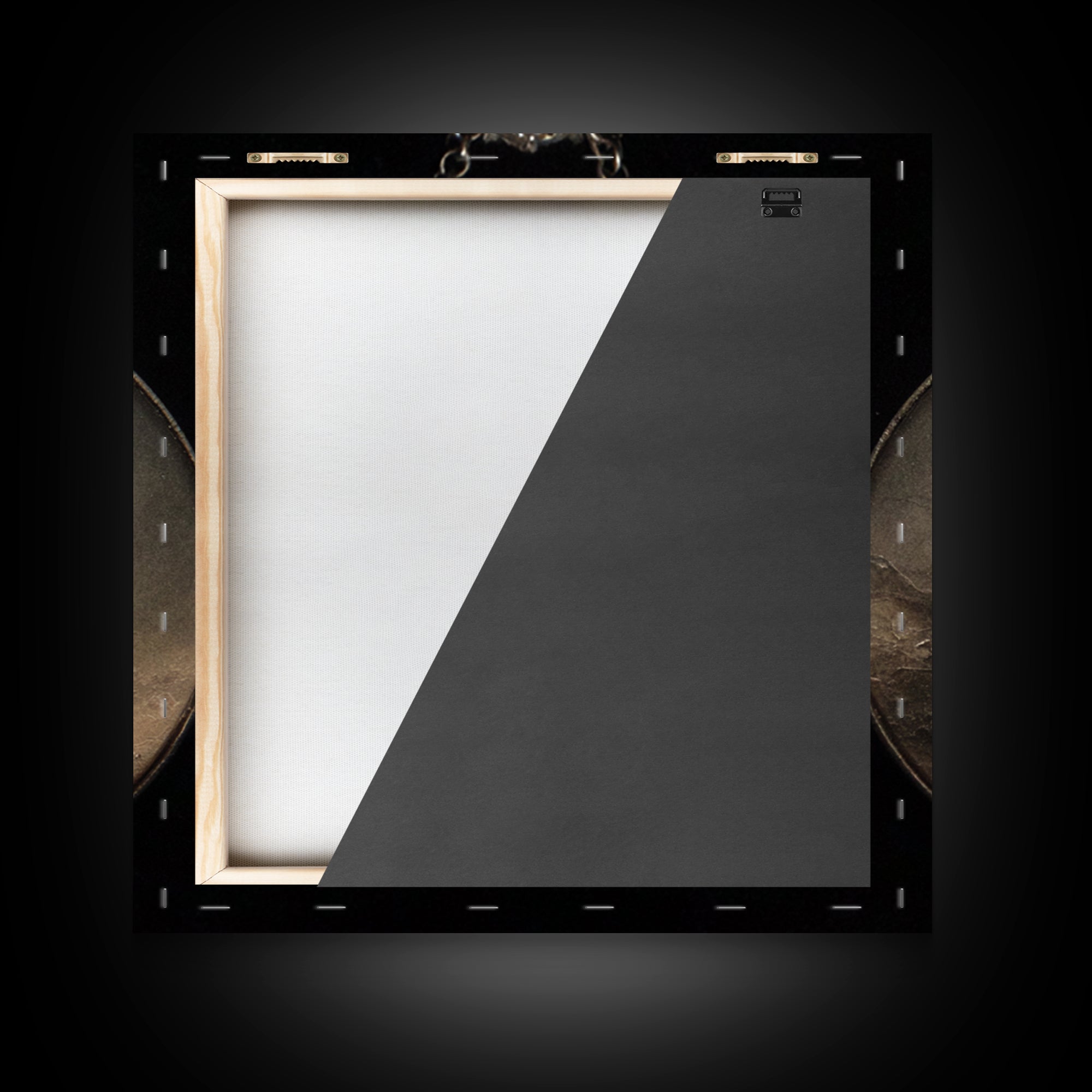 The Moonstone Amulet, Symbolist Dream Art, Square Wall Art, Macabre Wall Art, Canvas Print, Halloween Wall Art, Spooky Wall Decor