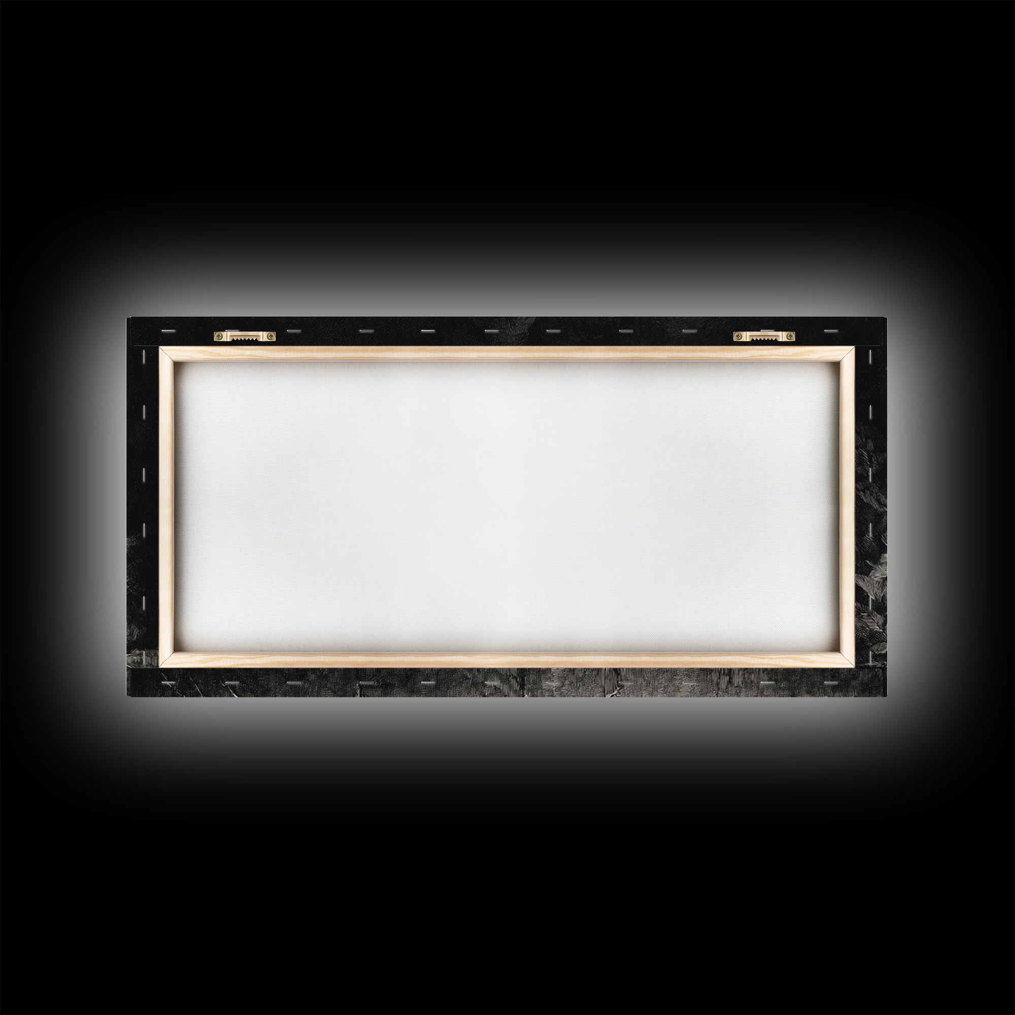 The Moonstone Amulet, Expressionist Nightmare Art, Wide Panoramic Art, Gothic Horror Wall Art, Canvas Print, Halloween Wall Art