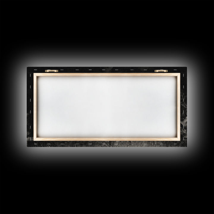 The Moonstone Amulet, Expressionist Nightmare Art, Wide Panoramic Art, Gothic Horror Wall Art, Canvas Print, Halloween Wall Art