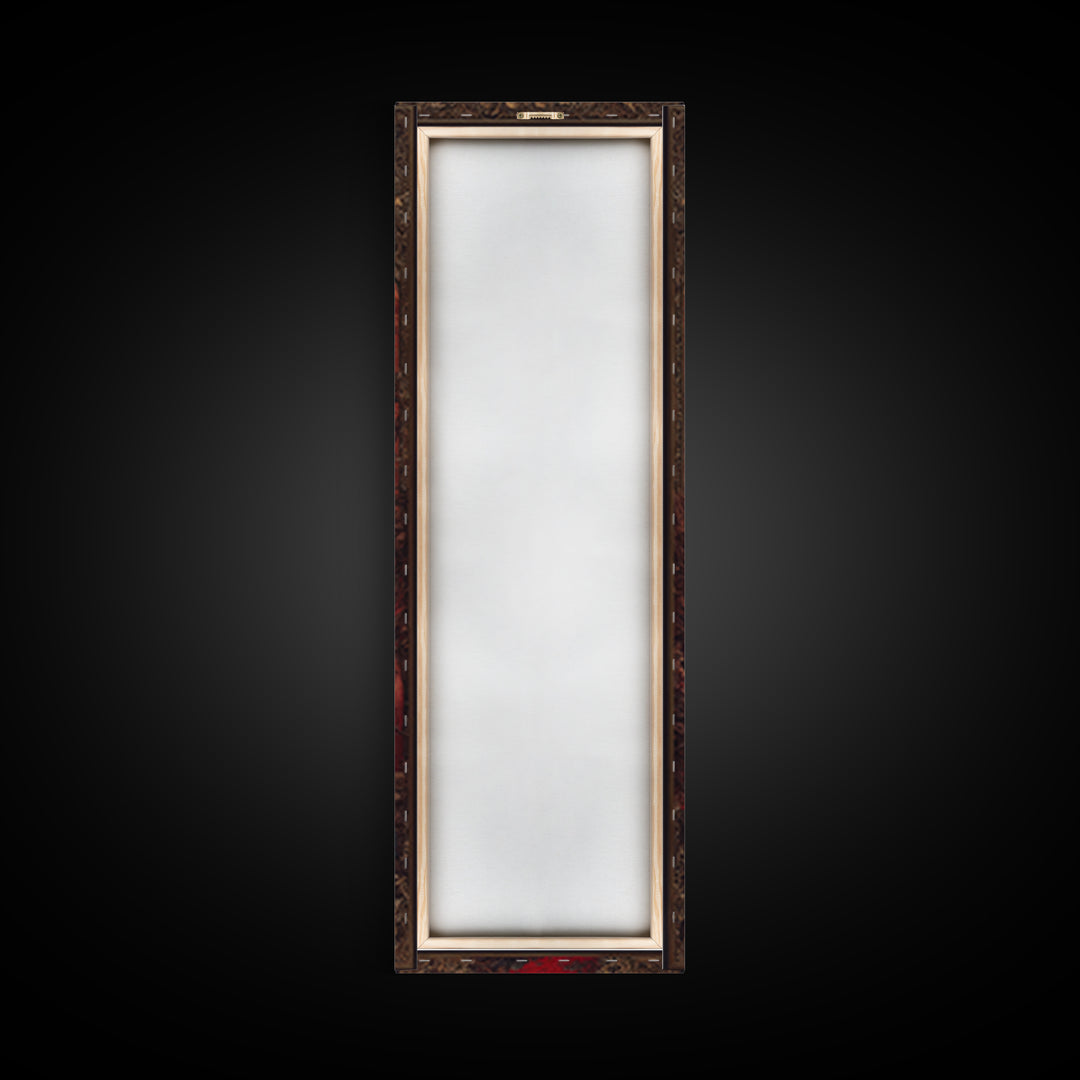 The Crimson Hourglass, Surreal Apocalyptic Art, Tall Narrow Wall Art, Gothic Horror Wall Art, Framed Canvas Print, Dark Fantasy Art