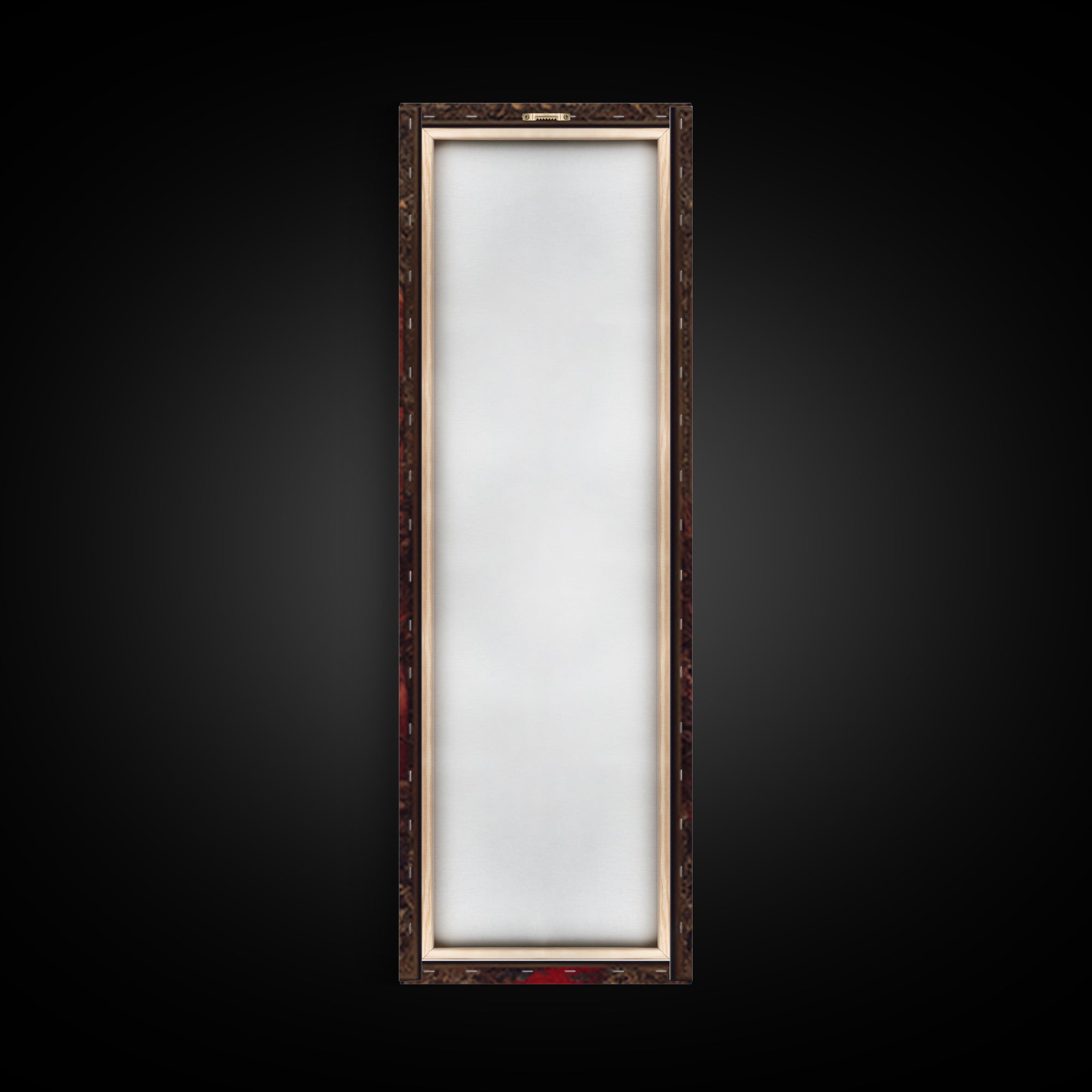 The Crimson Hourglass, Surreal Apocalyptic Art, Tall Narrow Wall Art, Gothic Horror Wall Art, Framed Canvas Print, Dark Fantasy Art