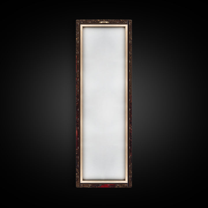 The Crimson Hourglass, Surreal Apocalyptic Art, Tall Narrow Wall Art, Gothic Horror Wall Art, Framed Canvas Print, Dark Fantasy Art