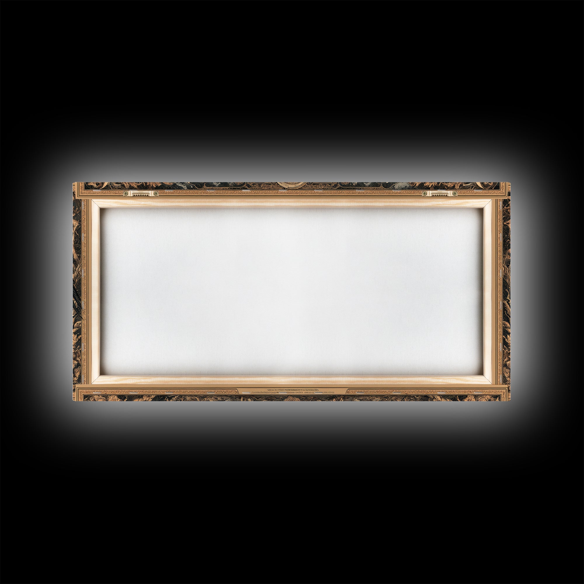 Art Nouveau Witchcraft, Northern Renaissance Horror, Wide Panoramic Art, Dark Fantasy Wall Art, Framed Canvas Print