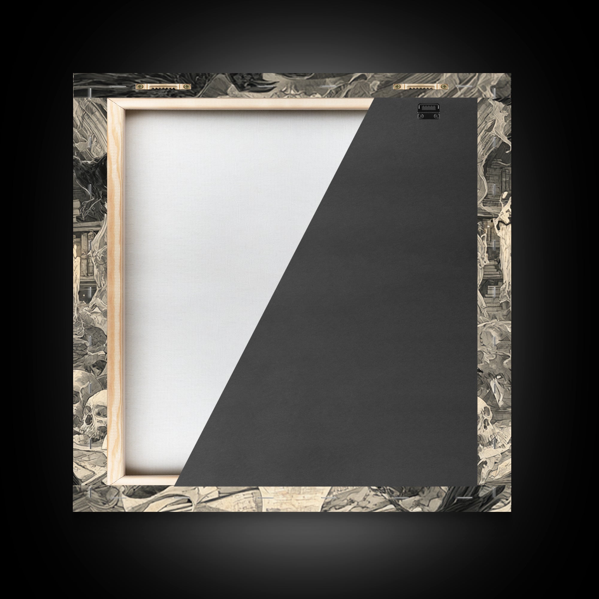 Dark Academia Halloween, Decadent Gothic Art, Square Wall Art, Dark Fantasy Wall Art, Framed Canvas Print, Halloween Wall Art