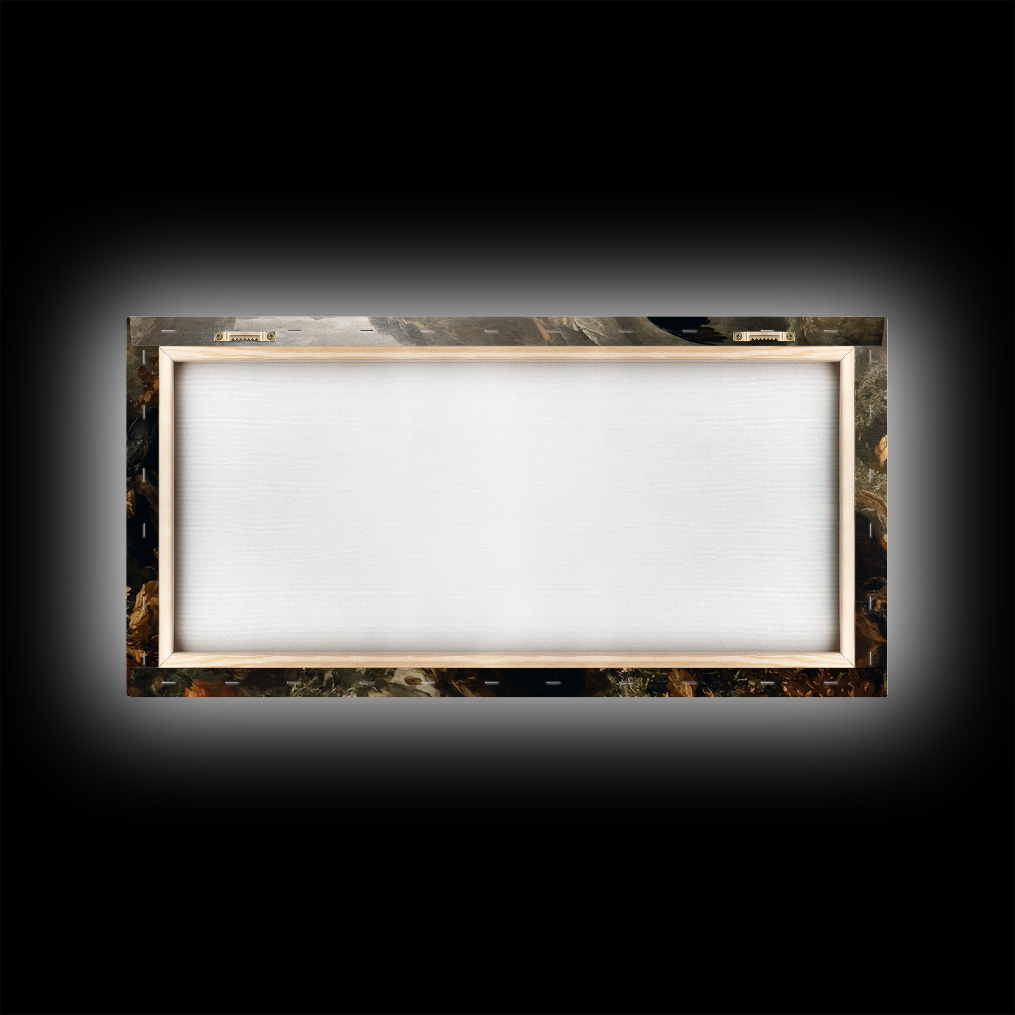 Occult Harvest Festival, Baroque Witchcraft Art, Wide Panoramic Art, Dark Fantasy Wall Art, Framed Canvas Print, Halloween Wall Art