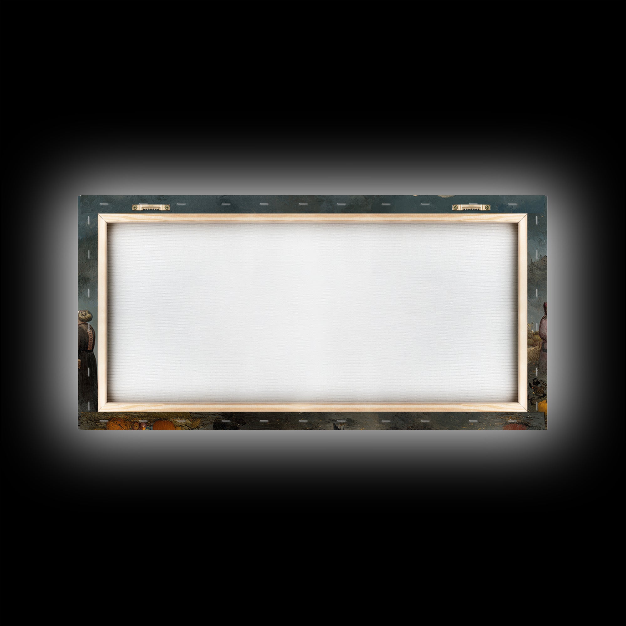 Occult Harvest Festival, Symbolist Dream Art, Wide Panoramic Art, Gothic Horror Wall Art, Canvas Print, Halloween Wall Art