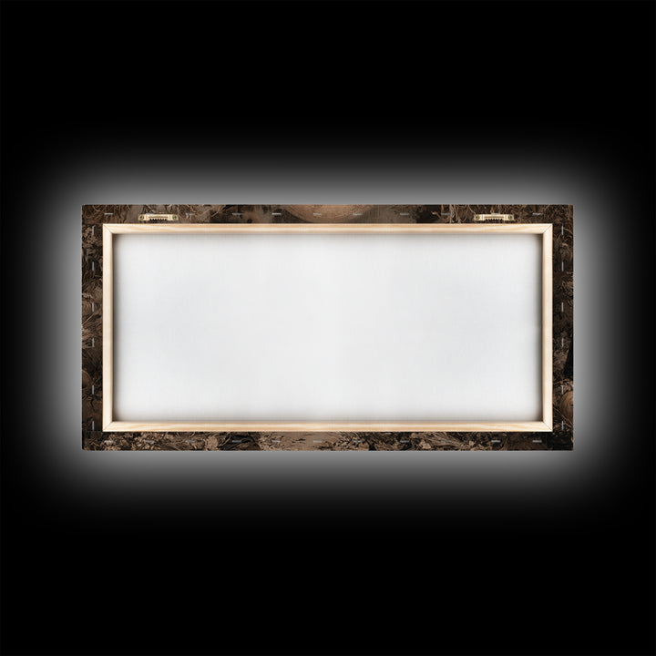 Occult Harvest Festival, Decadent Gothic Art, Wide Panoramic Art, Dark Halloween Decor, Canvas Print, Halloween Wall Art