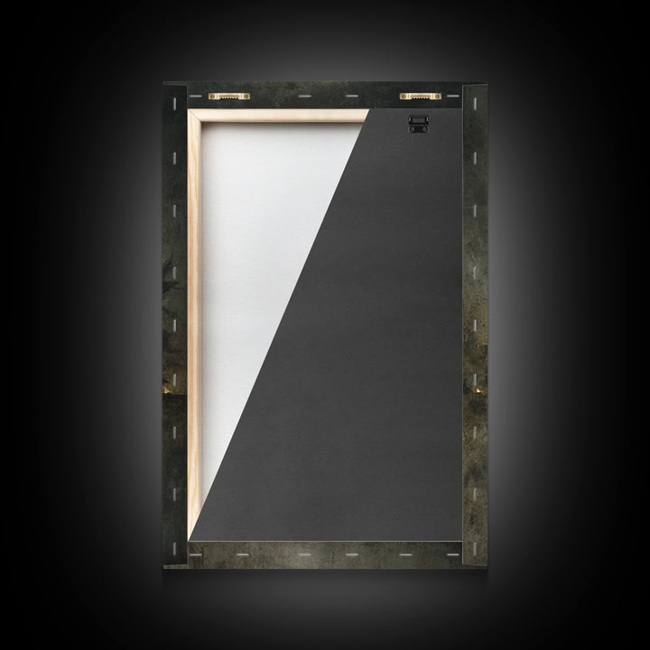 The Bat Prince, Dark Romantic Horror Art, Vertical Wall Art, Gothic Horror Wall Art, Framed Canvas Print, Halloween Wall Art