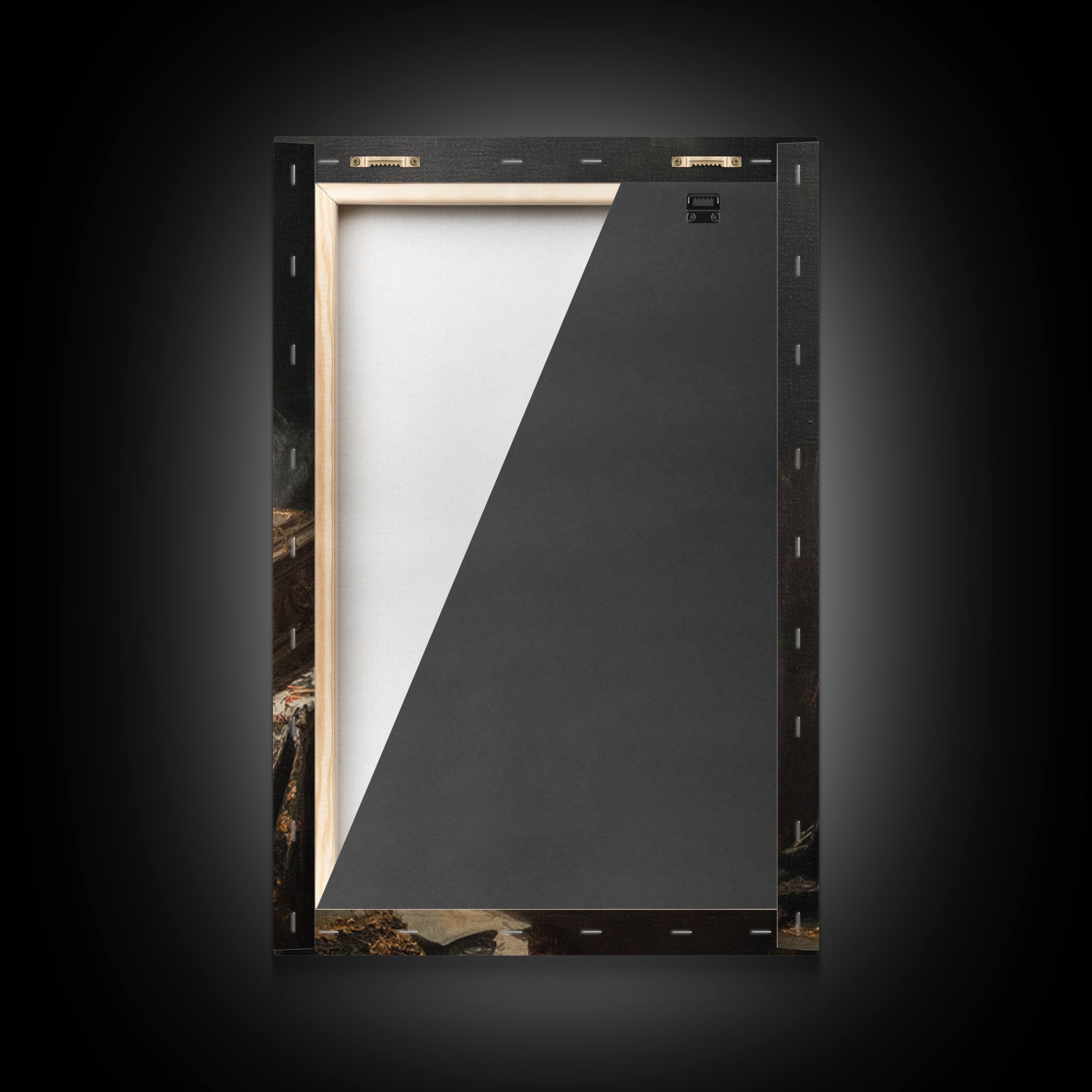 The Royal Coffin Maker, Dark Romantic Horror Art, Vertical Wall Art, Dark Halloween Decor, Framed Canvas Print, Halloween Wall Art
