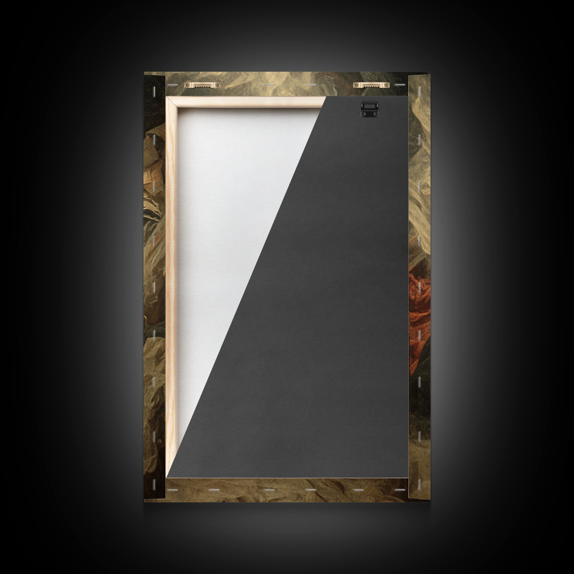 The Royal Coffin Maker, Gothic Nightmare Art, Vertical Wall Art, Dark Halloween Decor, Framed Canvas Print, Halloween Wall Art
