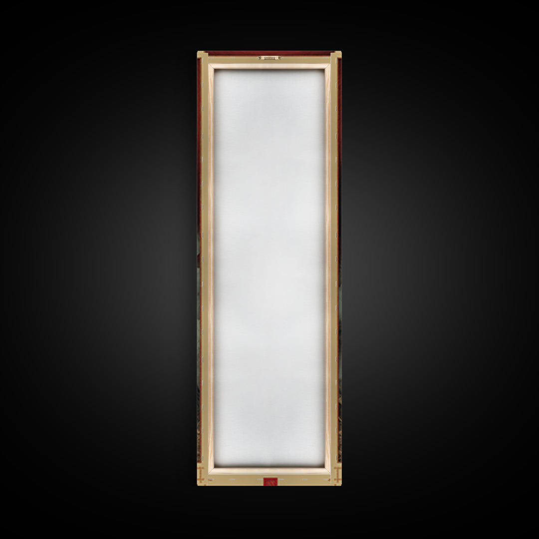 The Royal Coffin Maker, Surreal Apocalyptic Art, Tall Narrow Wall Art, Dark Fantasy Wall Art, Framed Canvas Print