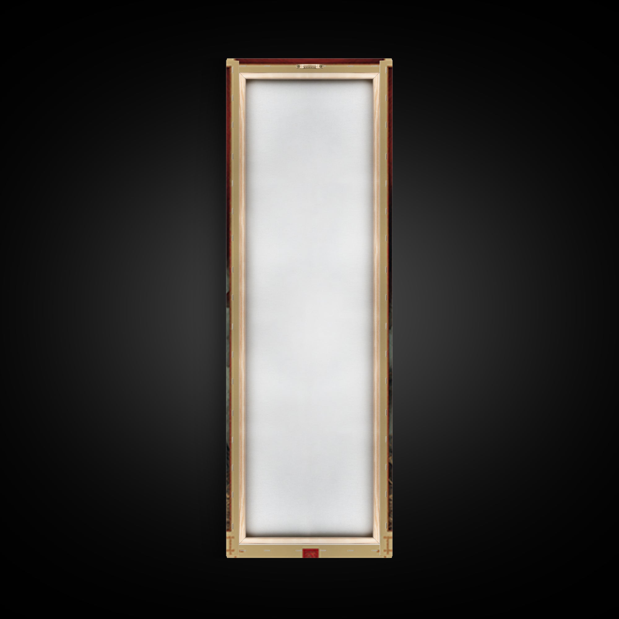 The Royal Coffin Maker, Surreal Apocalyptic Art, Tall Narrow Wall Art, Dark Fantasy Wall Art, Framed Canvas Print