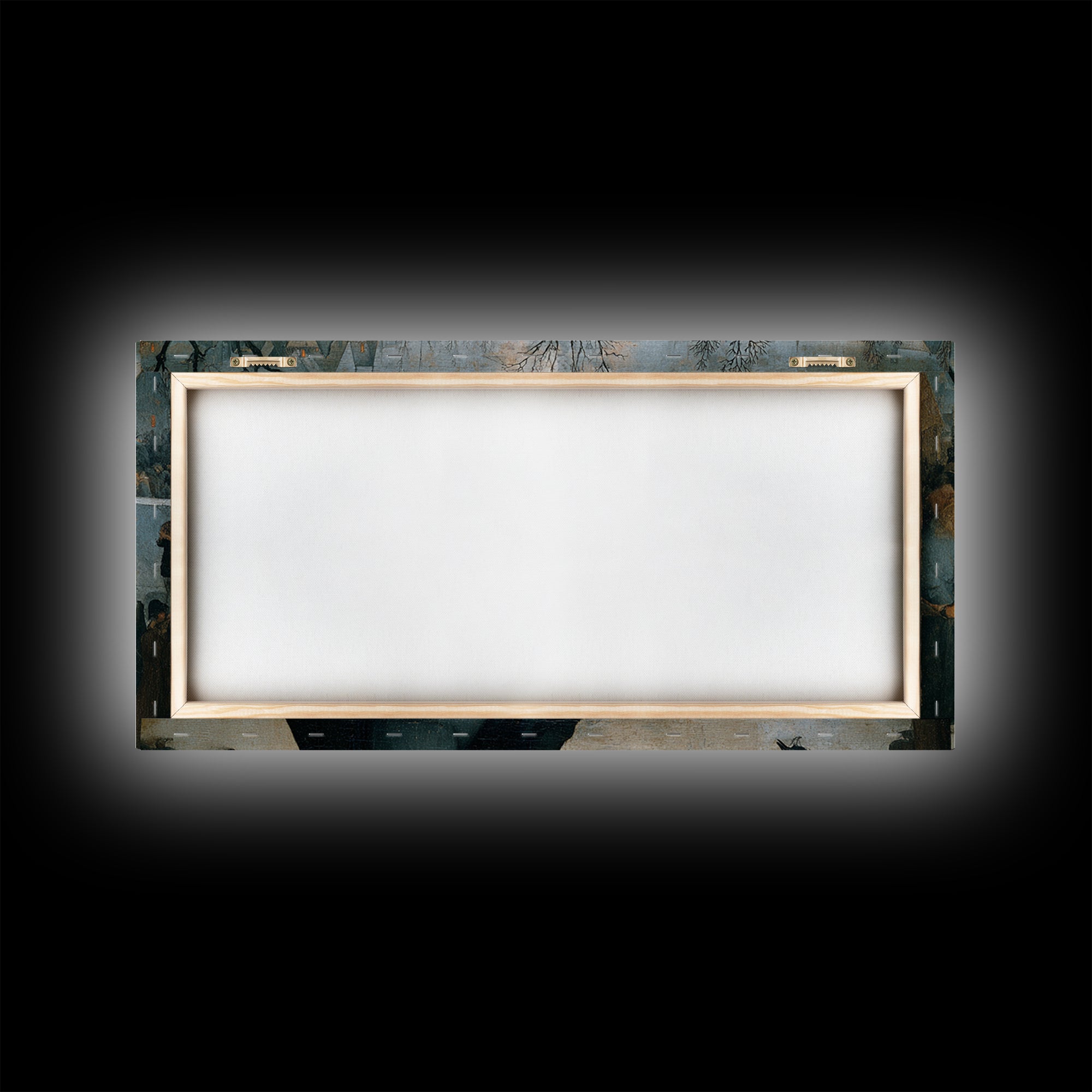 The Soul Collector, Northern Renaissance Horror, Wide Panoramic Art, Gothic Horror Wall Art, Framed Canvas Print