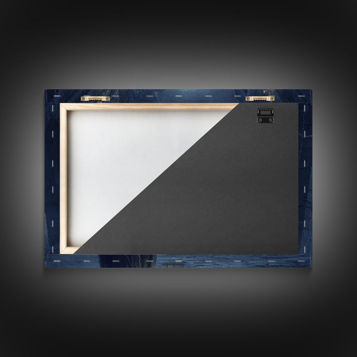 The Soul Collector, Architectural Etching Art, Landscape Wall Art, Dark Fantasy Wall Art, Framed Canvas Print