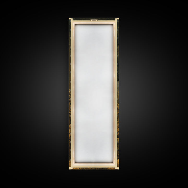 The Skeleton Gardeners, Surreal Apocalyptic Art, Tall Narrow Wall Art, Dark Fantasy Wall Art, Canvas Print, Halloween Wall Art