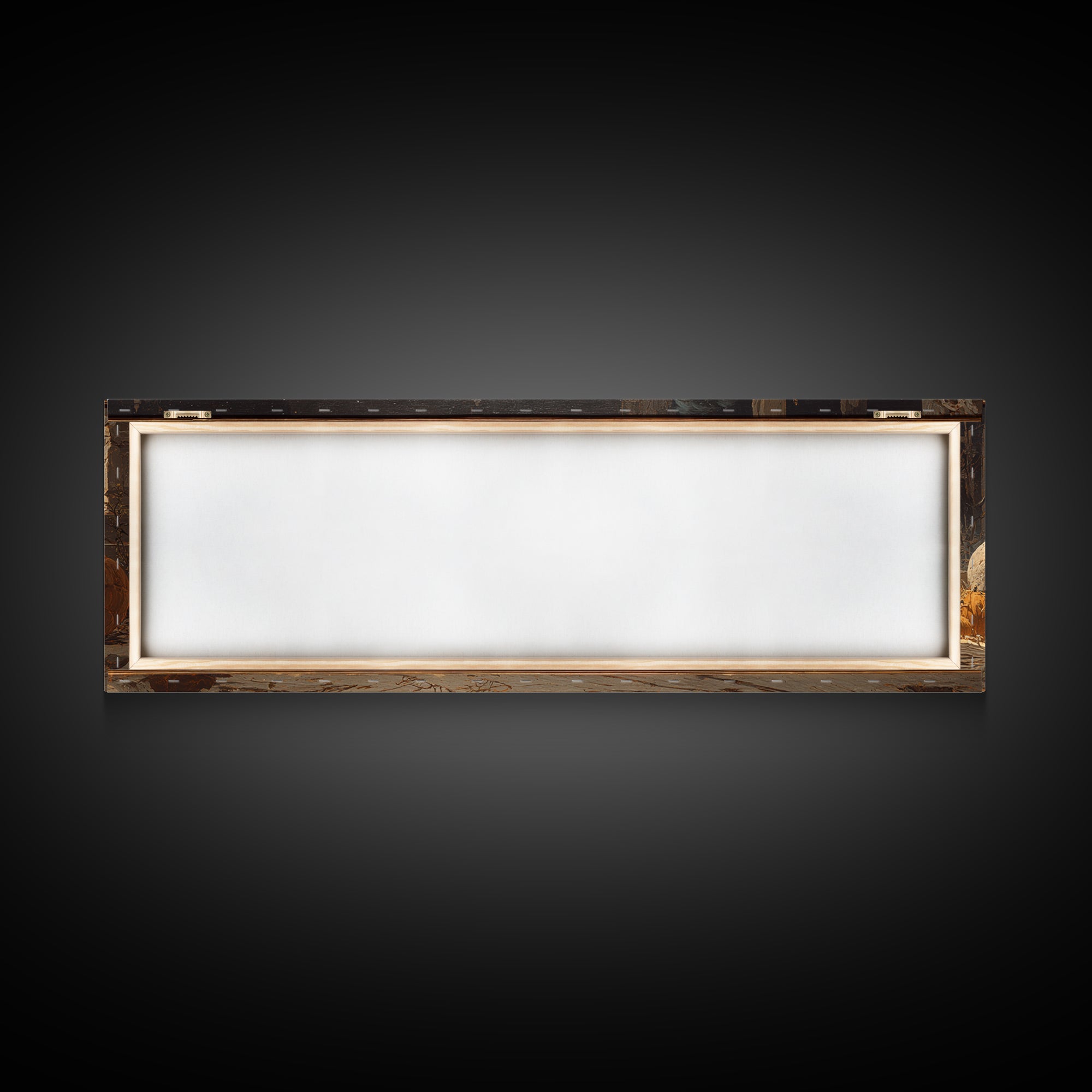 Desert Halloween, Ornate Symbolist Art, Extra Wide Wall Art, Gothic Horror Wall Art, Canvas Print, Halloween Wall Art