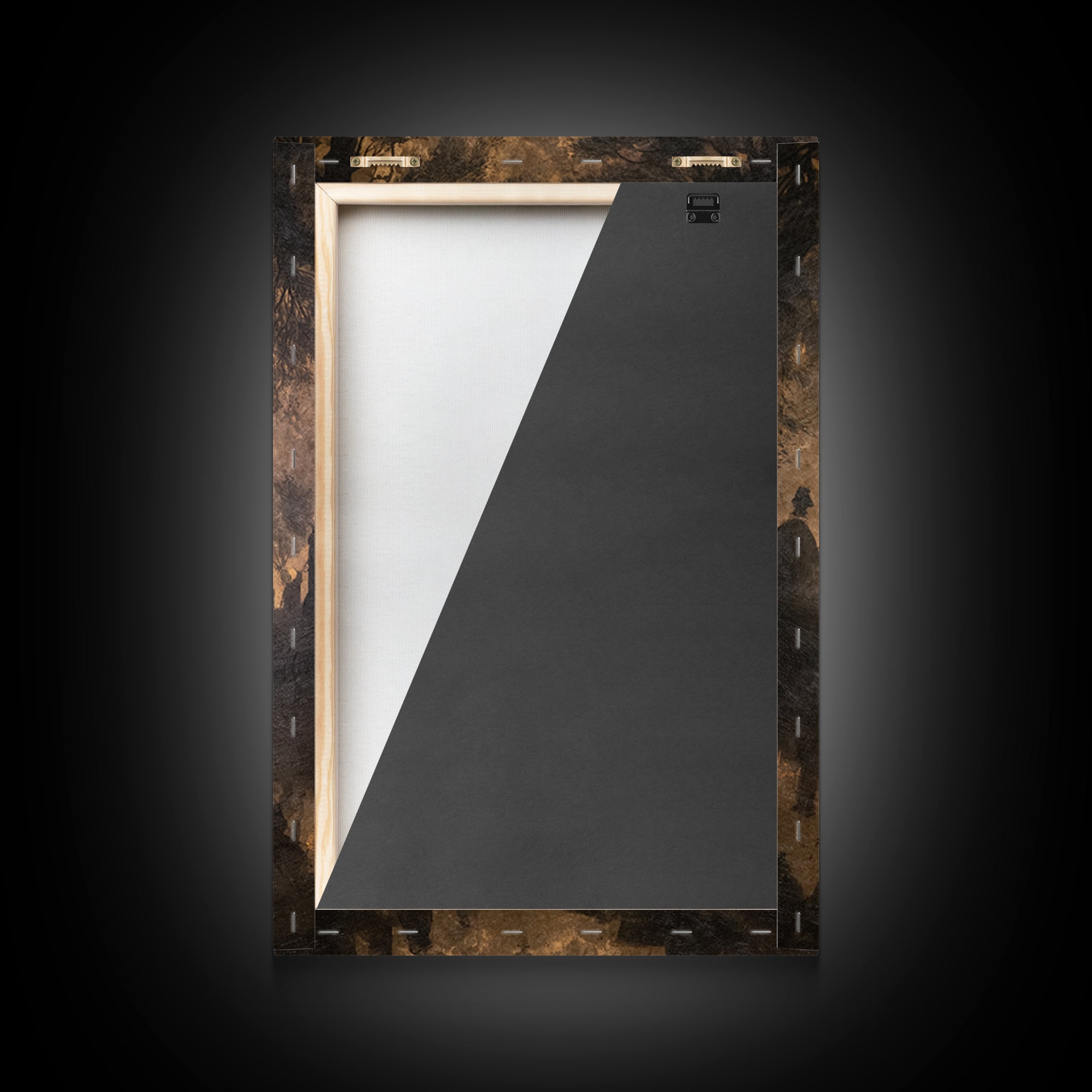 The Upside-Down Cemetery, Dark Romantic Horror Art, Vertical Wall Art, Macabre Wall Art, Framed Canvas Print, Halloween Wall Art