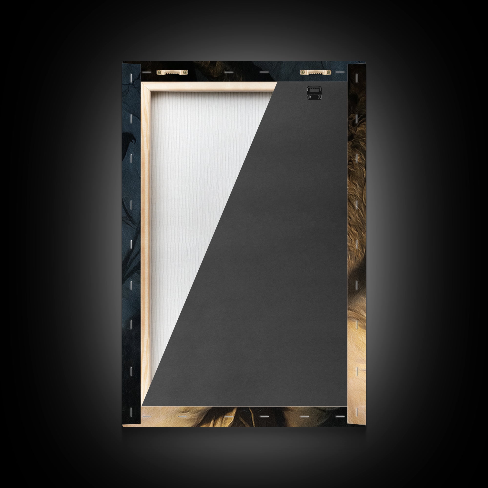 The Upside-Down Cemetery, Gothic Nightmare Art, Vertical Wall Art, Gothic Horror Wall Art, Framed Canvas Print, Halloween Wall Art