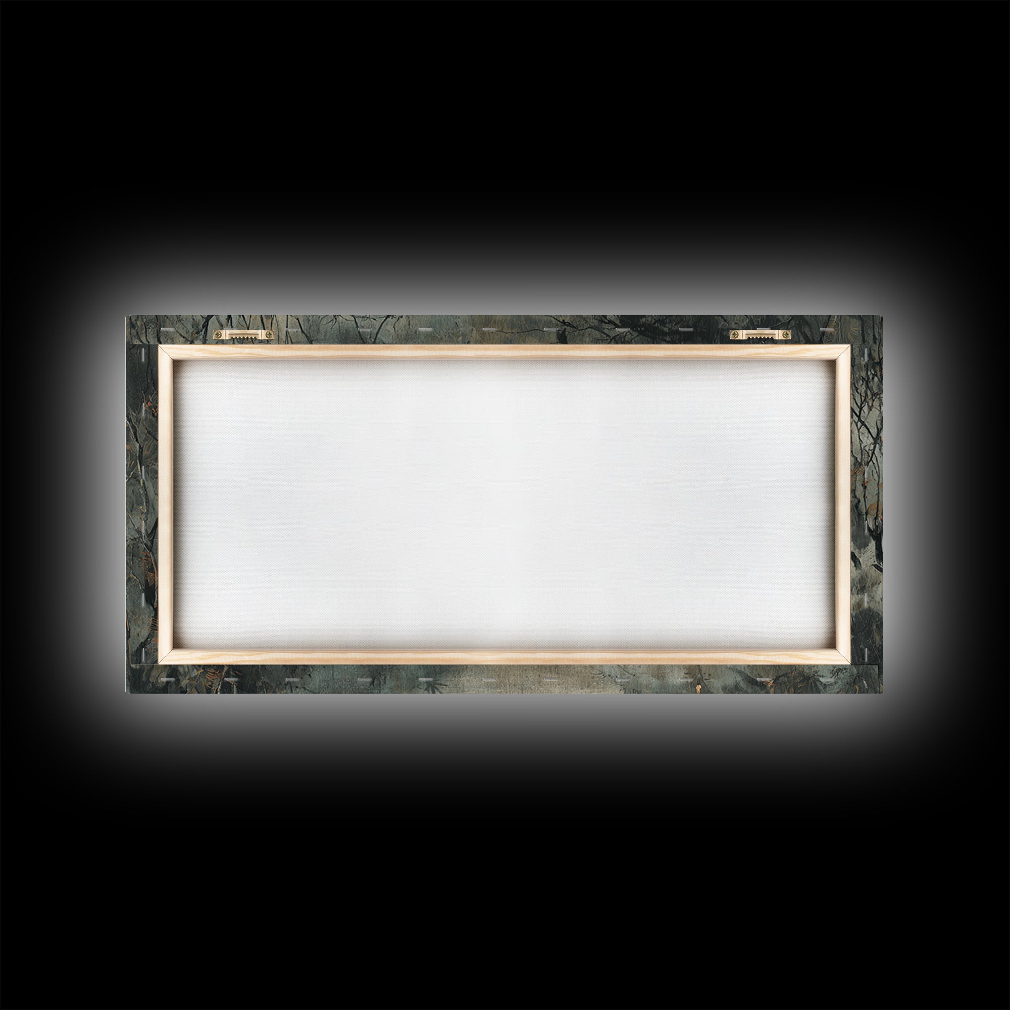 Halloween On Another Planet, Symbolist Dream Art, Wide Panoramic Art, Macabre Wall Art, Canvas Print, Halloween Wall Art