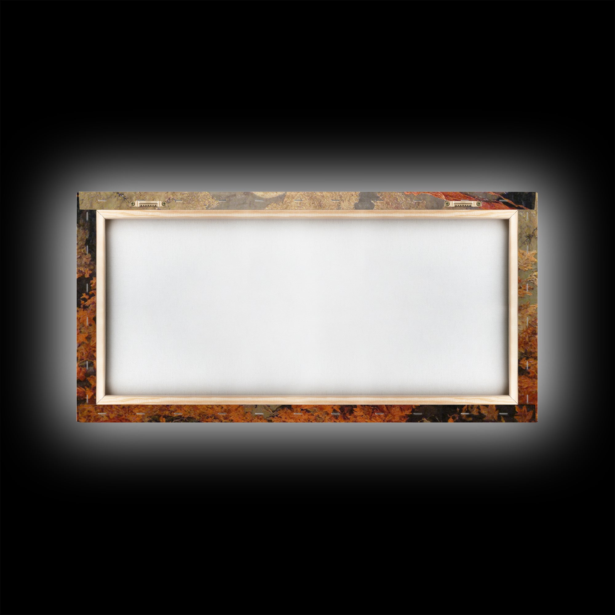 Halloween On Another Planet, Ornate Symbolist Art, Wide Panoramic Art, Macabre Wall Art, Framed Canvas Print, Halloween Wall Art