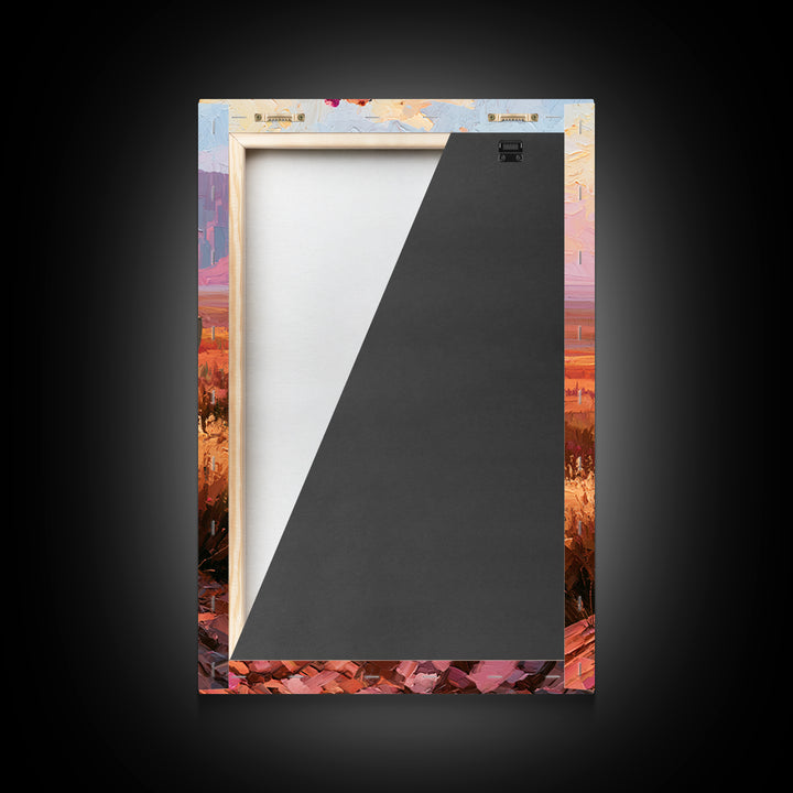 Prickly Pear Cactus Framed Canvas Print, Desert Art, Wall Art Prints, Southwestern Decor, Fine Art, Desert, Boho Decor, DES-2x3-3