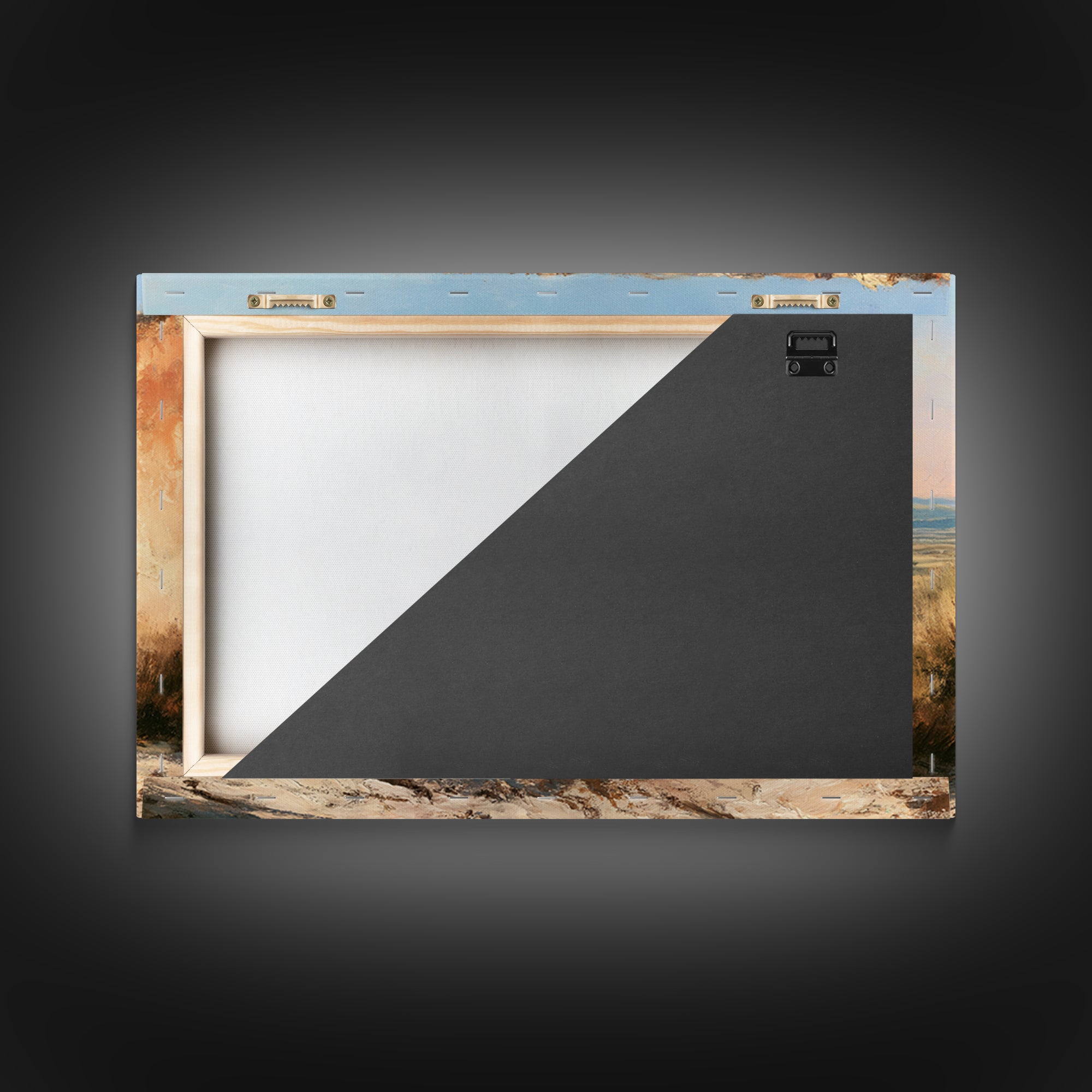 Adobe Doorway with Turquoise Shadow Framed Canvas Print, Desert Art, Contemporary Art, Southwestern Decor, Fine Art, Desert, DES-3x2-81