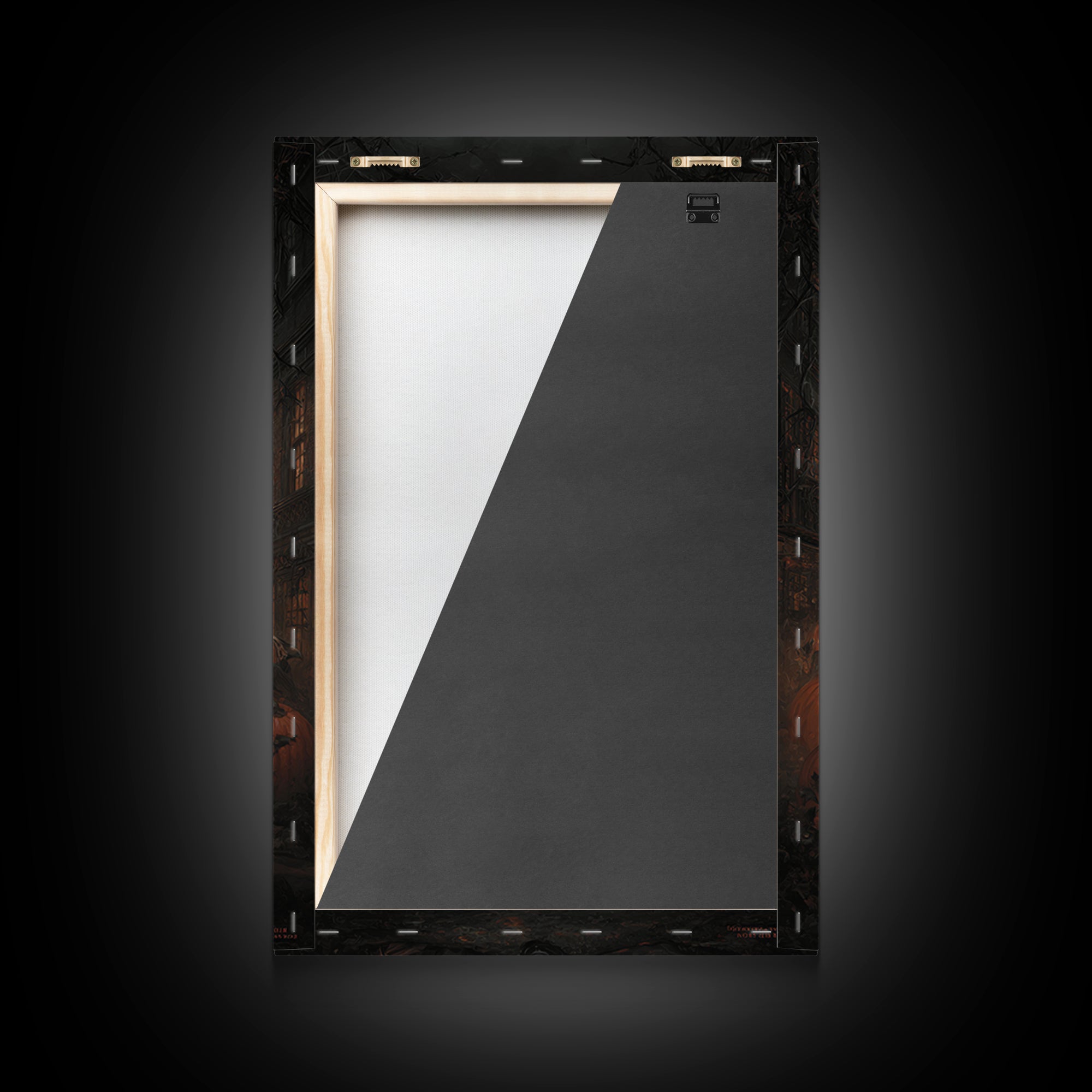 The Crimson Vampire, Vertical Wall Art, Gothic Horror Wall Art, Framed Canvas Print, Halloween Wall Decor, Gothic Home Decor
