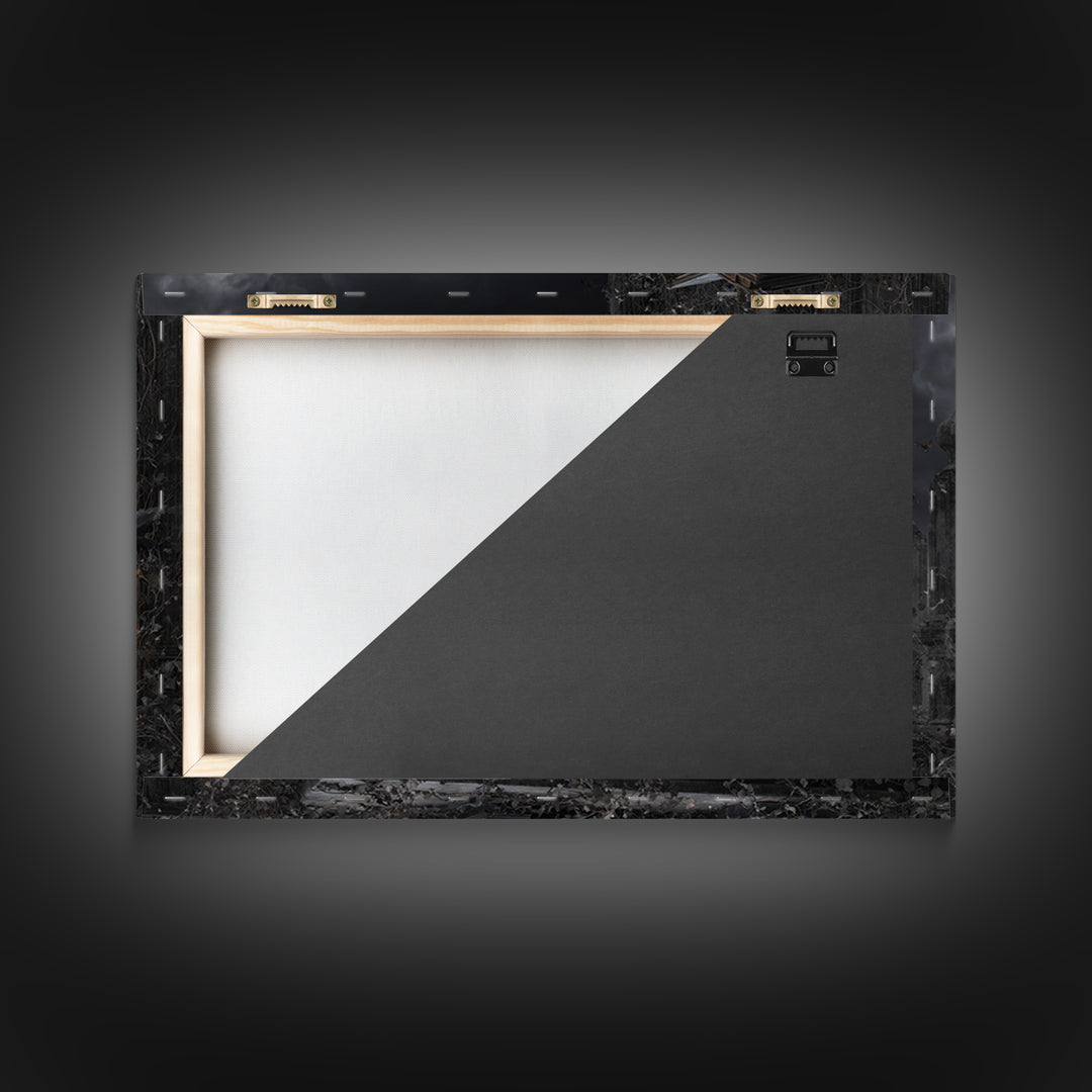 The Phantom Organist, Landscape Wall Art, Macabre Wall Art, Framed Canvas Print, Halloween Wall Decor, Gothic Home Decor, Spooky Wall Decor