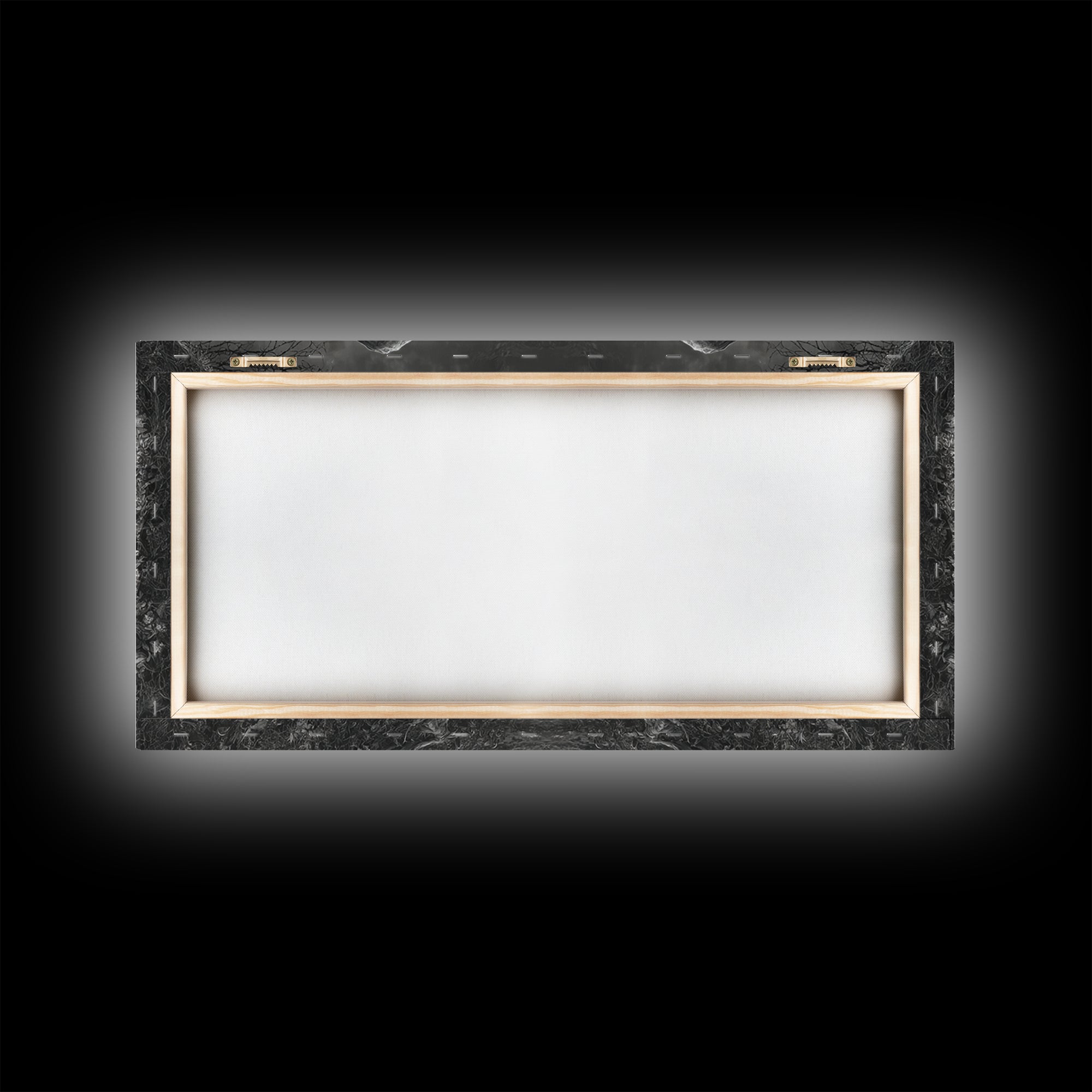 The Mirror Spirit, Wide Panoramic Art, Spooky Home Decor, Canvas Print, Halloween Wall Decor, Gothic Home Decor, Collectible Wall Decor