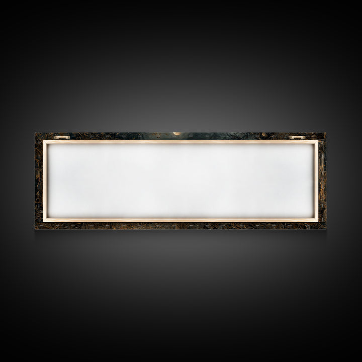 The Mirror Spirit, Extra Wide Wall Art, Dark Halloween Decor, Canvas Print, Halloween Wall Decor, Gothic Home Decor, Dark Fantasy Art